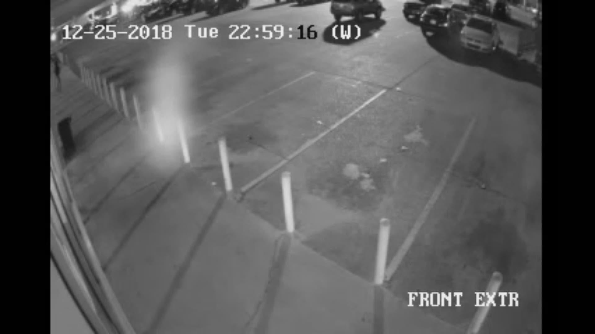 The NOPD is seeking to locate a person of interest for questioning in the investigation of an aggravated criminal damage to property incident that occurred on December 25, 2018 in the 7300 block of Read Boulevard.