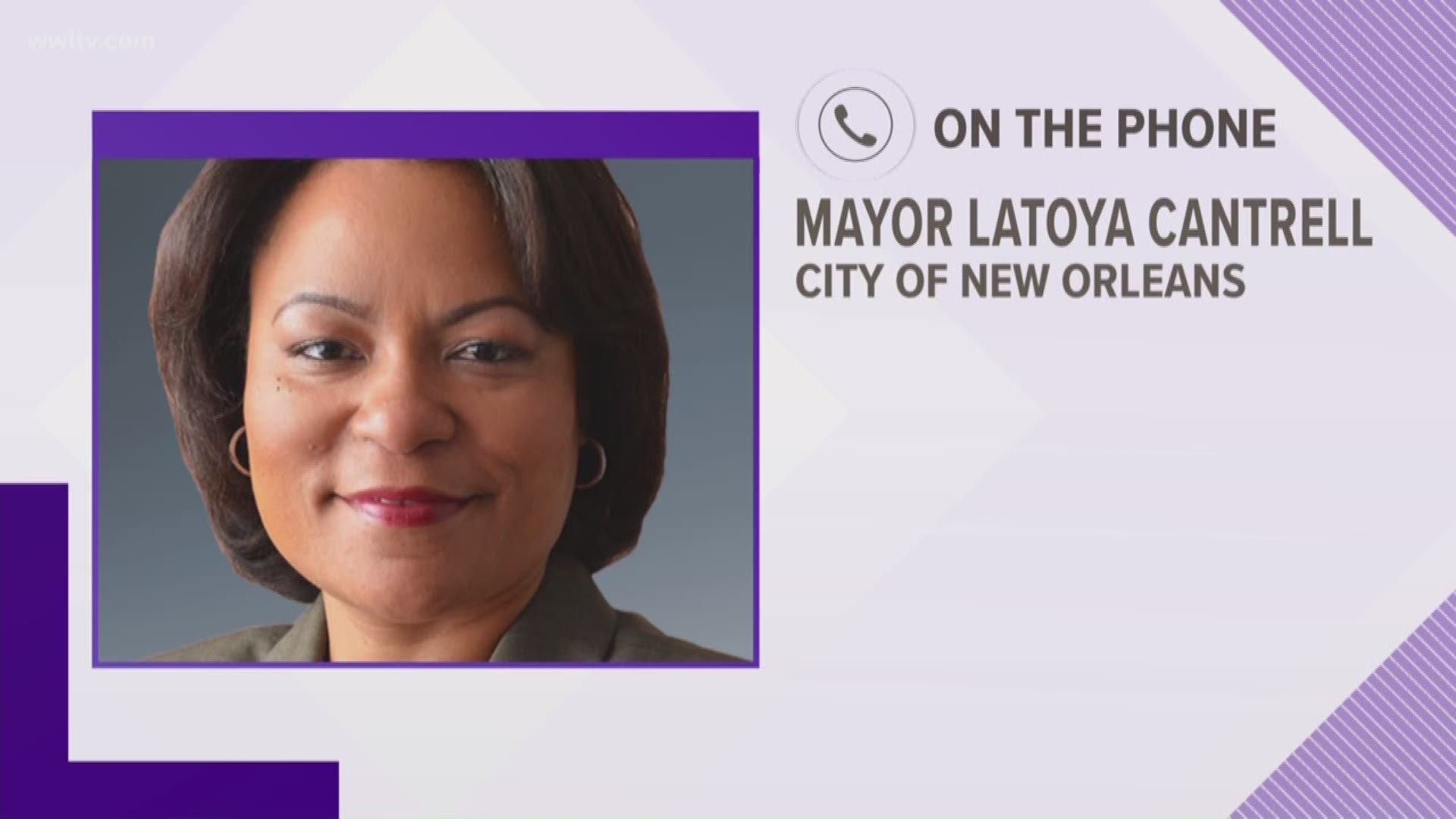 Mayor LaToya Cantrell on the May 18 flood.