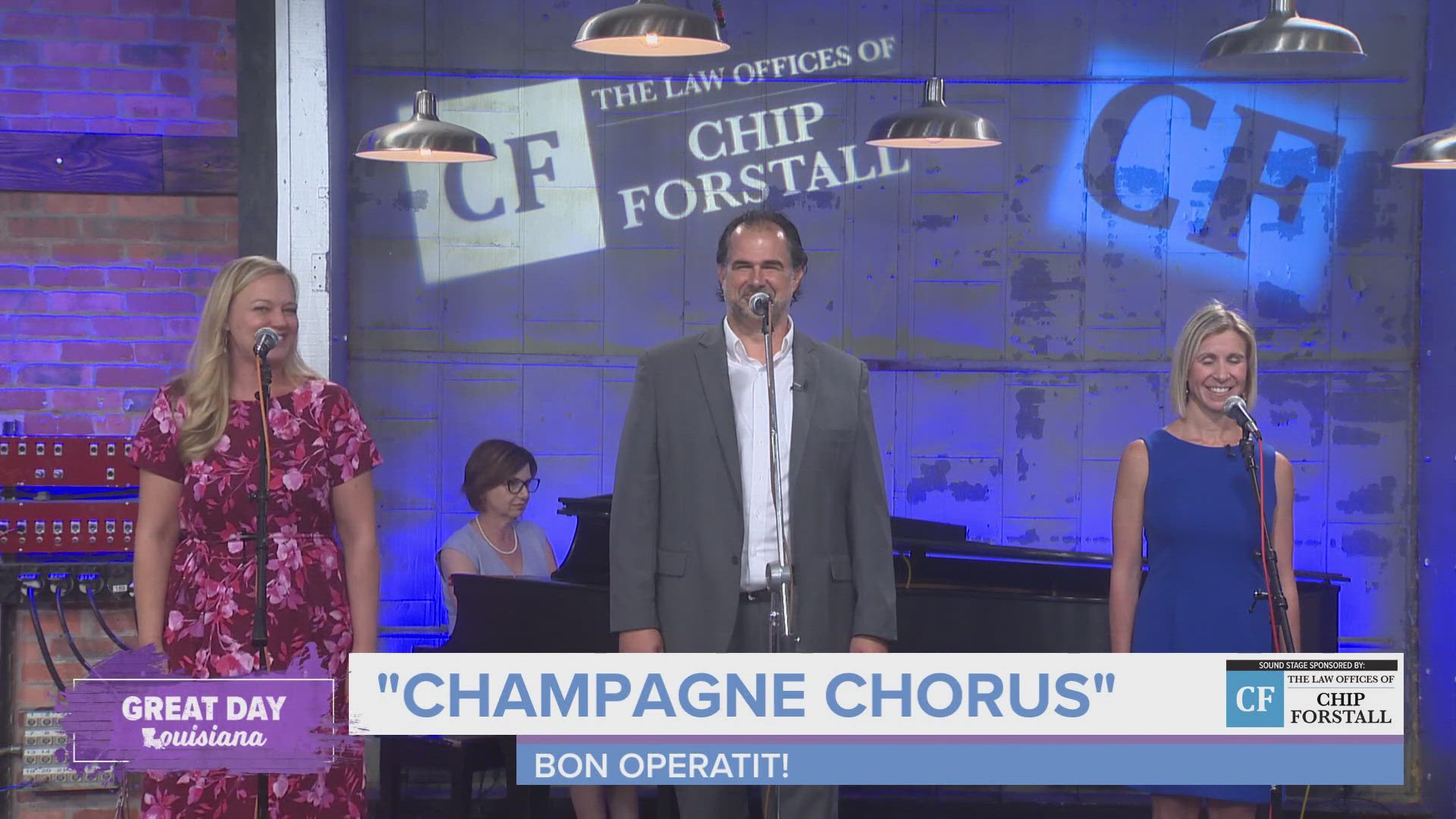 We enjoy a final performance from Bon Operatit! and meet the trio who joined us in our Chip Forstall Sound Stage.