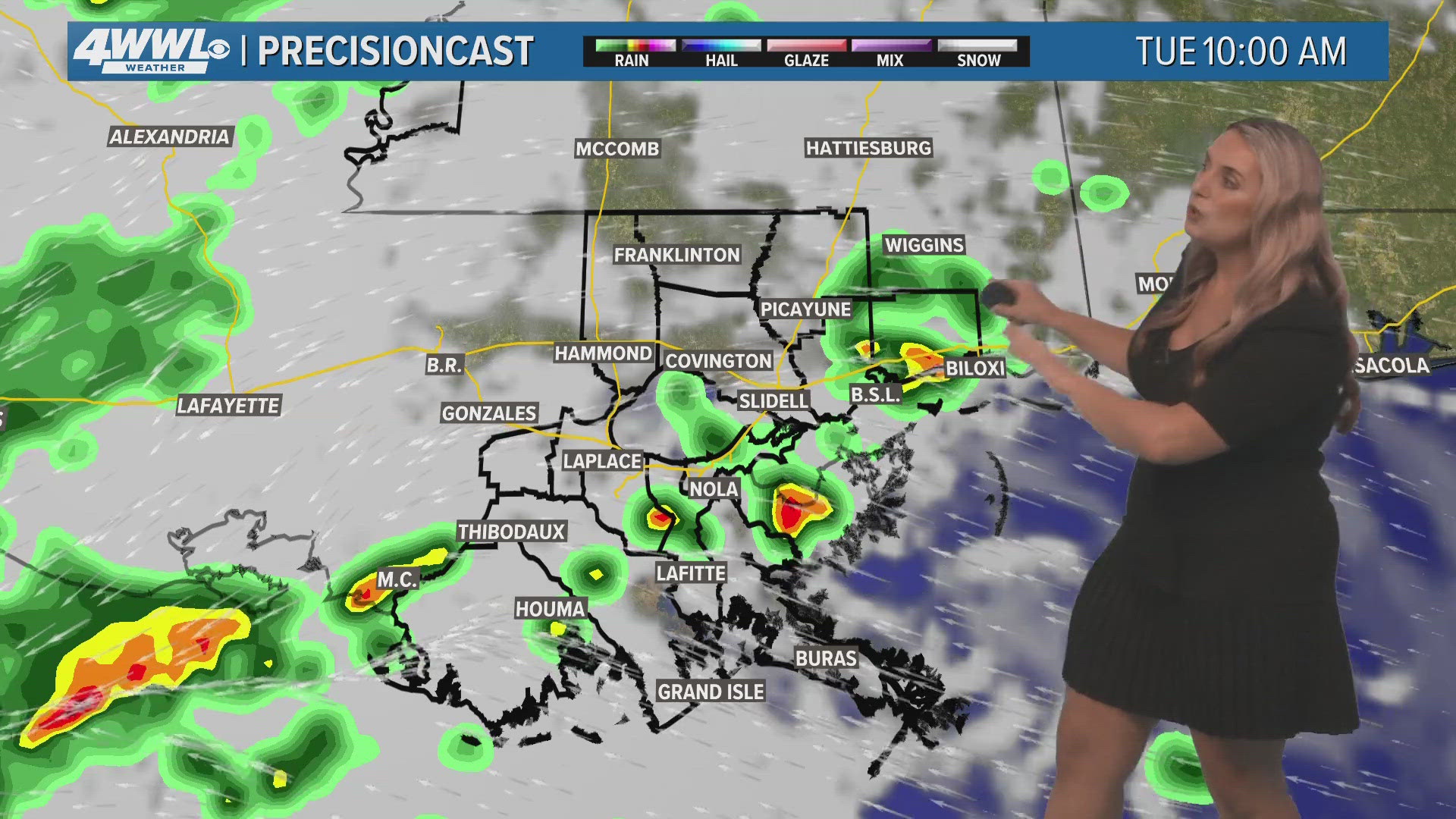 New Orleans Weather: Scattered rain and storms Monday and Tuesday ...