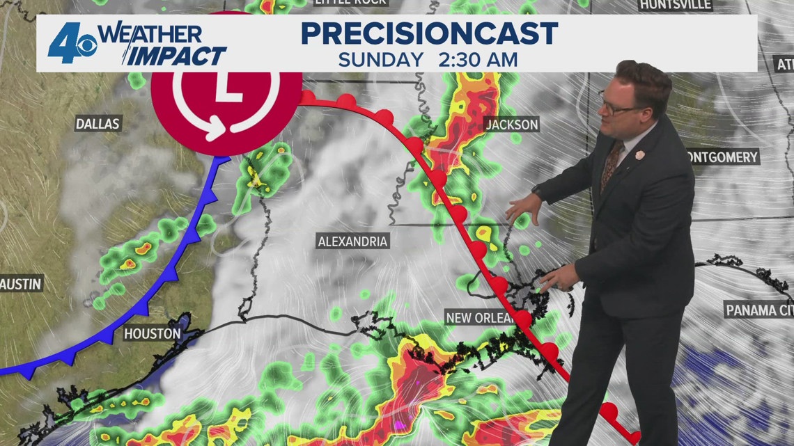 New Orleans Weather: Periods of rain/storms this weekend | wwltv.com