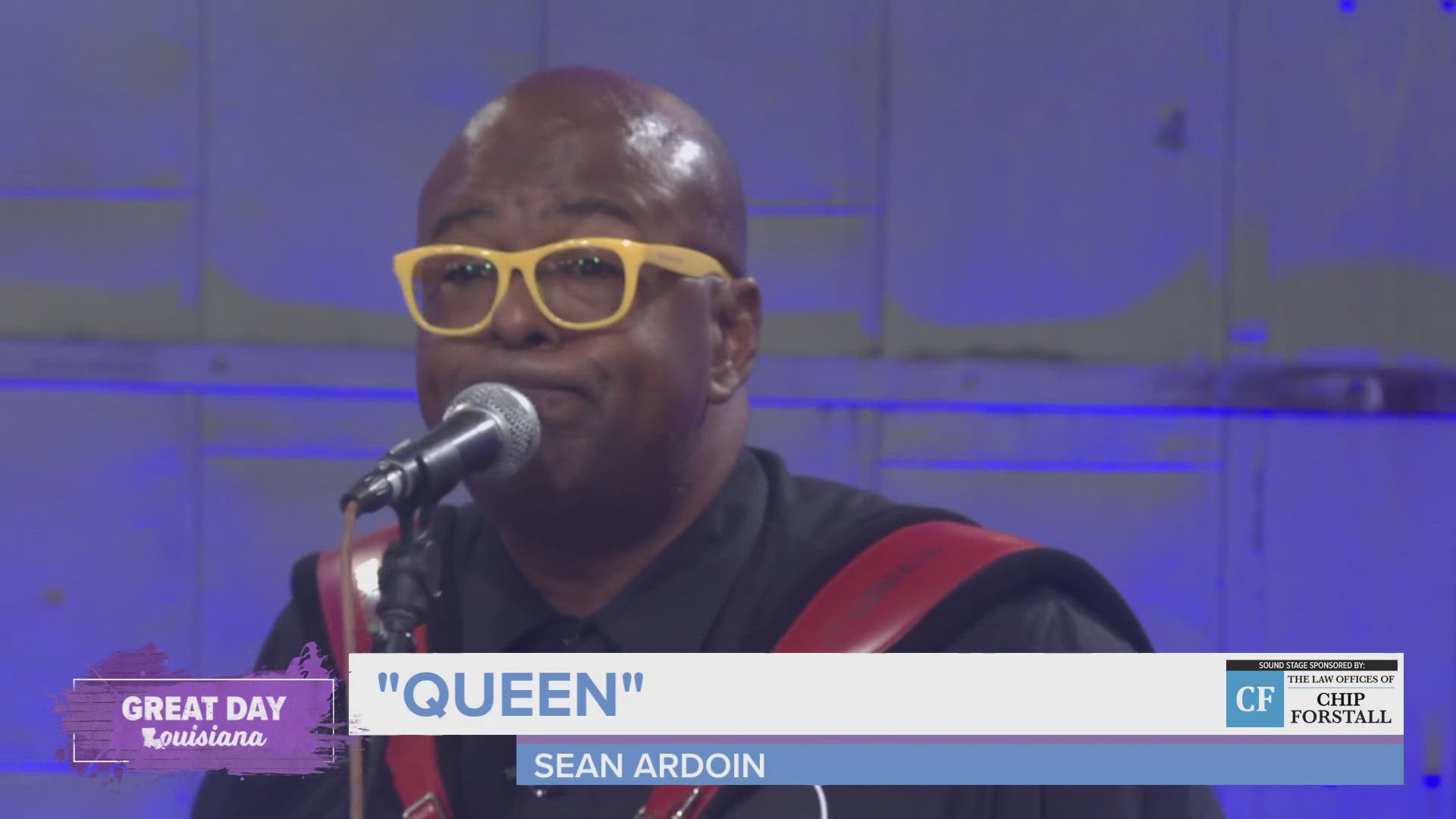 Grammy nominated artist Sean Ardoin performs "Queen" in our Chip Forstall Sound Stage.