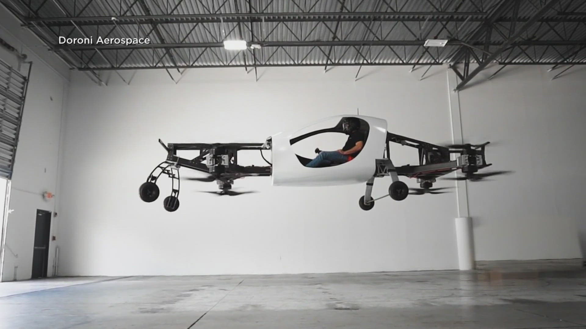 A businessman in Florida is determined to put the first flying car on the market. The founder of Doroni Aerospace said he created a drone-like car.