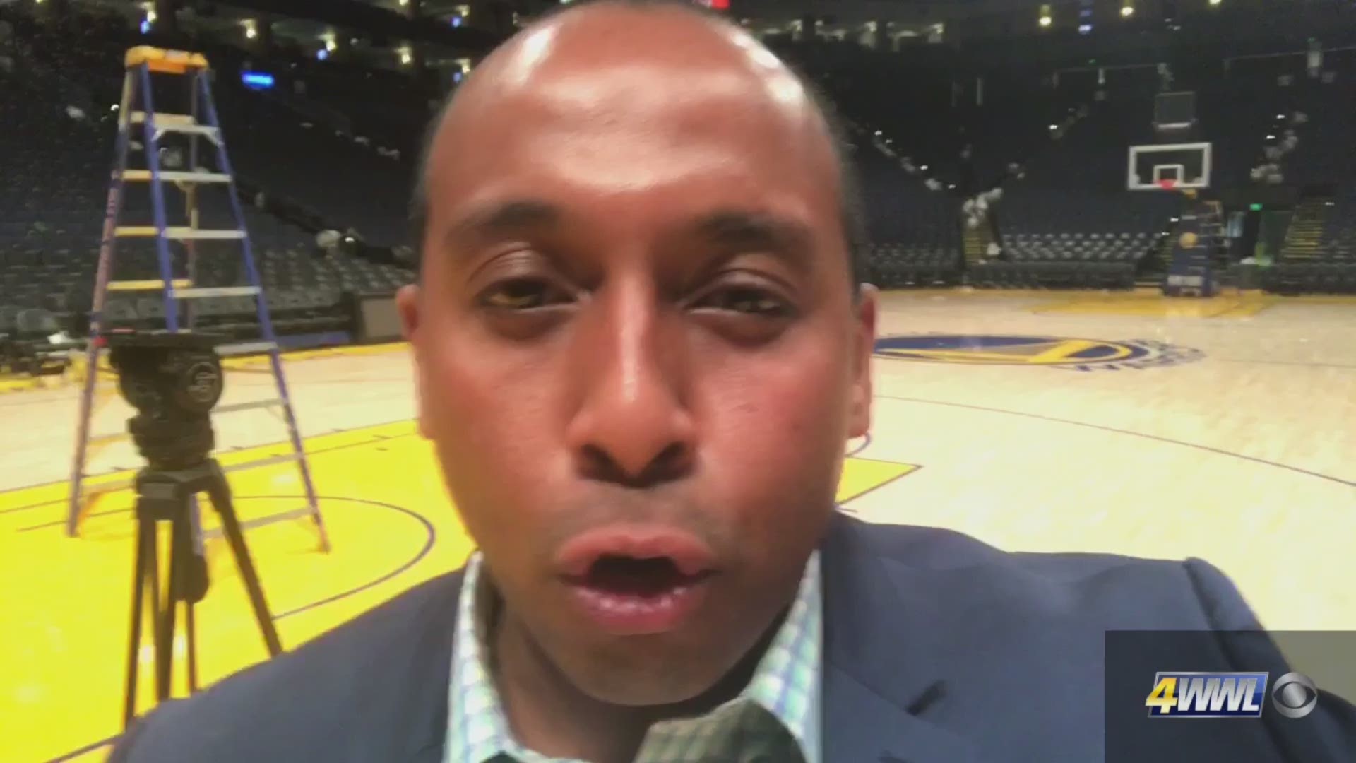 WWL-TV's Ricardo Lecompte talks about the Pelicans game one loss to the Warriors.
