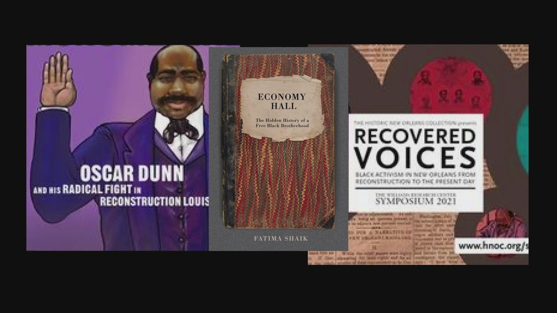 The Historic New Orleans Collection plans to do that by featuring three authors behind publications that amplify those lost voices.