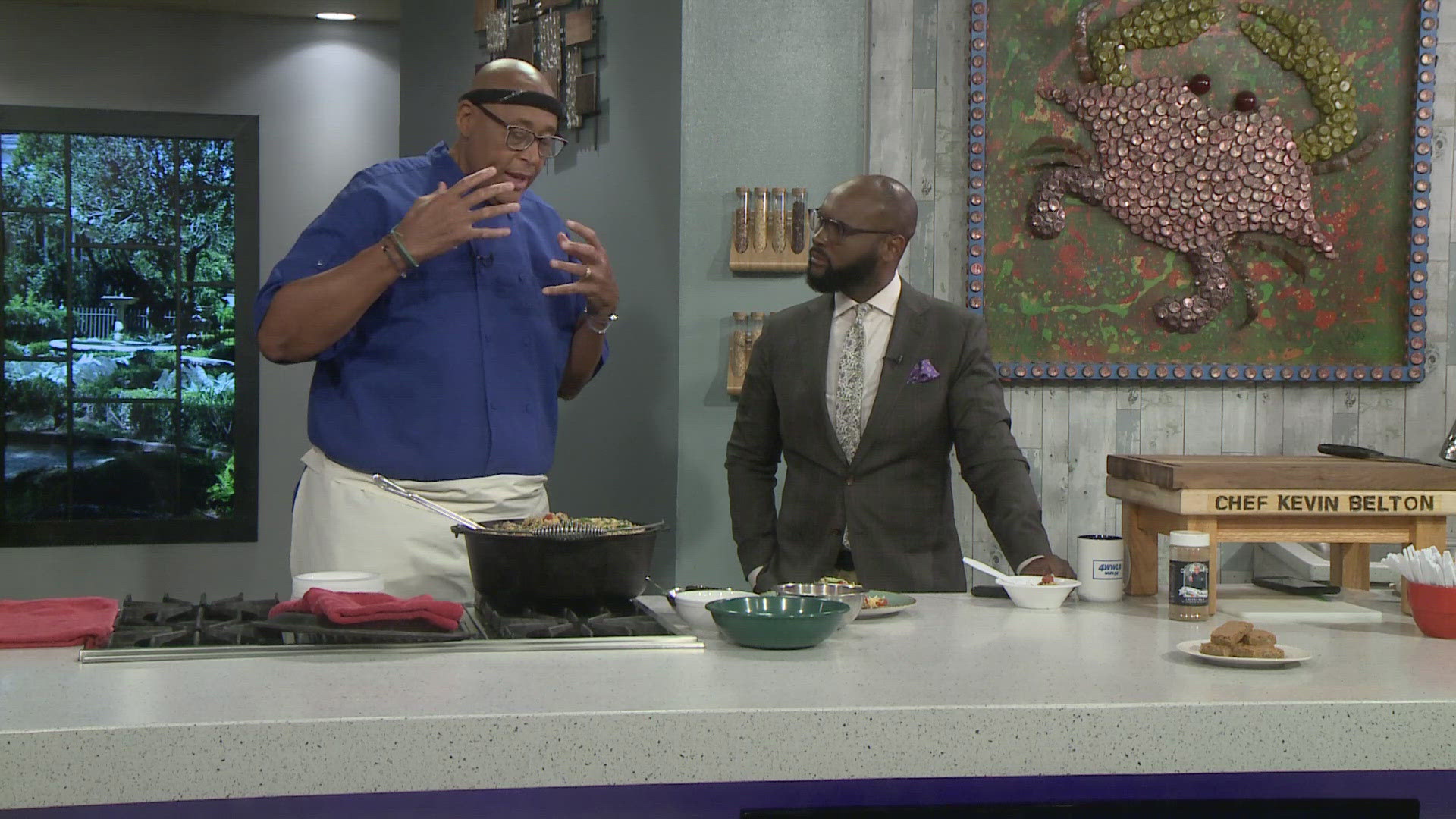 Chef Kevin Belton is in the WWL Louisiana kitchen cooking it up.