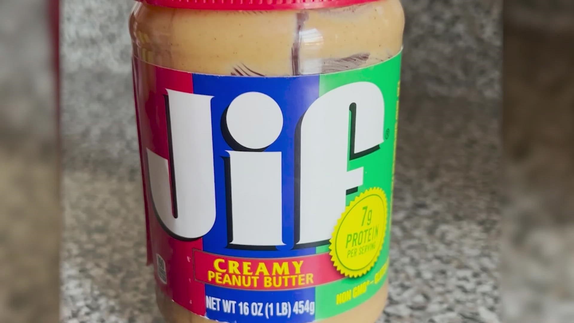 The FDA recommends washing and sanitizing any surfaces that may have come in contact with the peanut butter