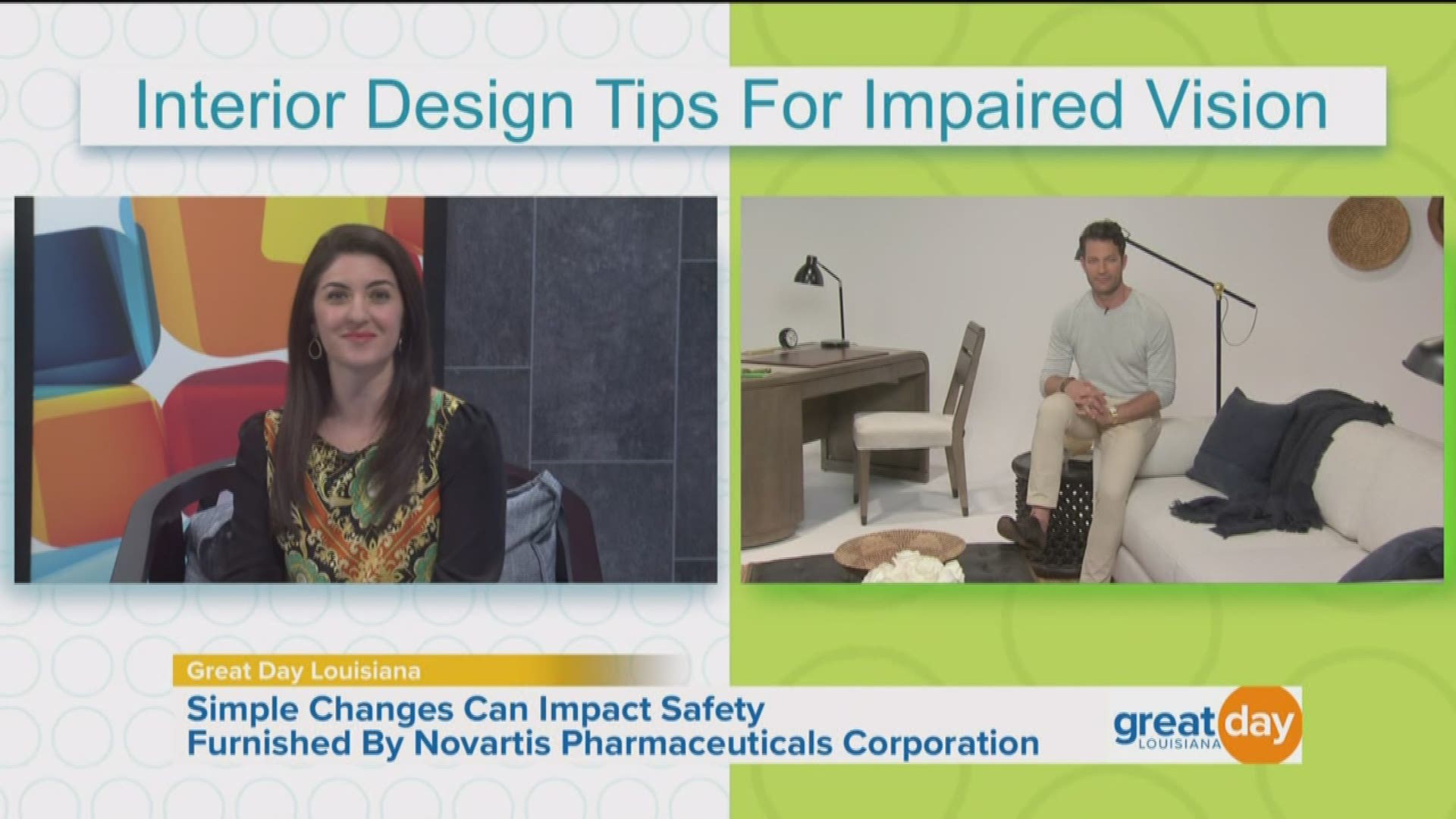 Age-related macular degeneration is the leading cause of blindness worldwide affecting people over the age of 65. Thankfully, small changes in our daily lives can reduce our risk for this disease. Celebrity interior designer Nate Burkus joins us with tips on how to design your space when you are experiencing vision changes.