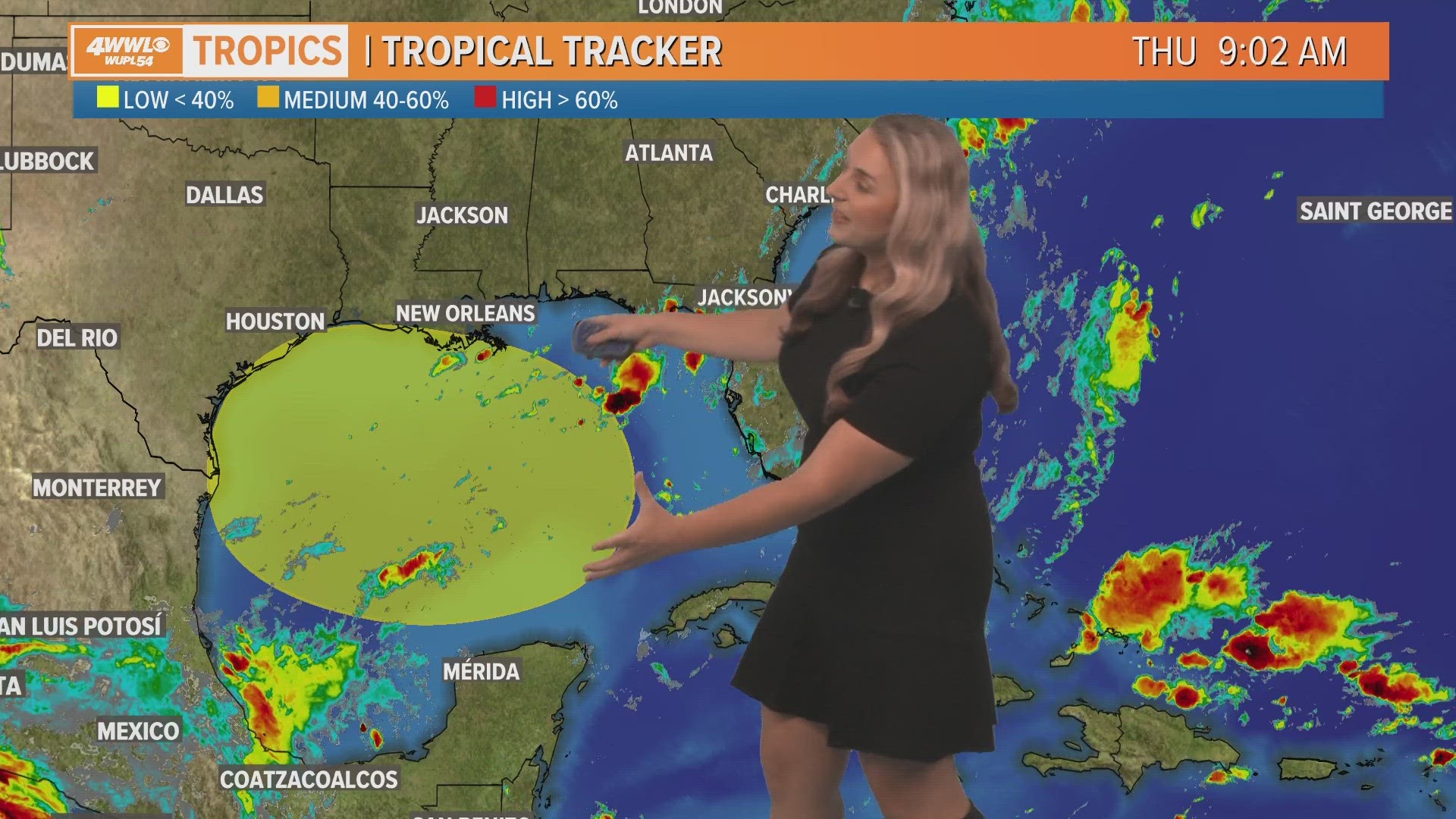 Meteorologist Alexa Trischler says this could bring much needed rain to the Gulf Coast early next week.