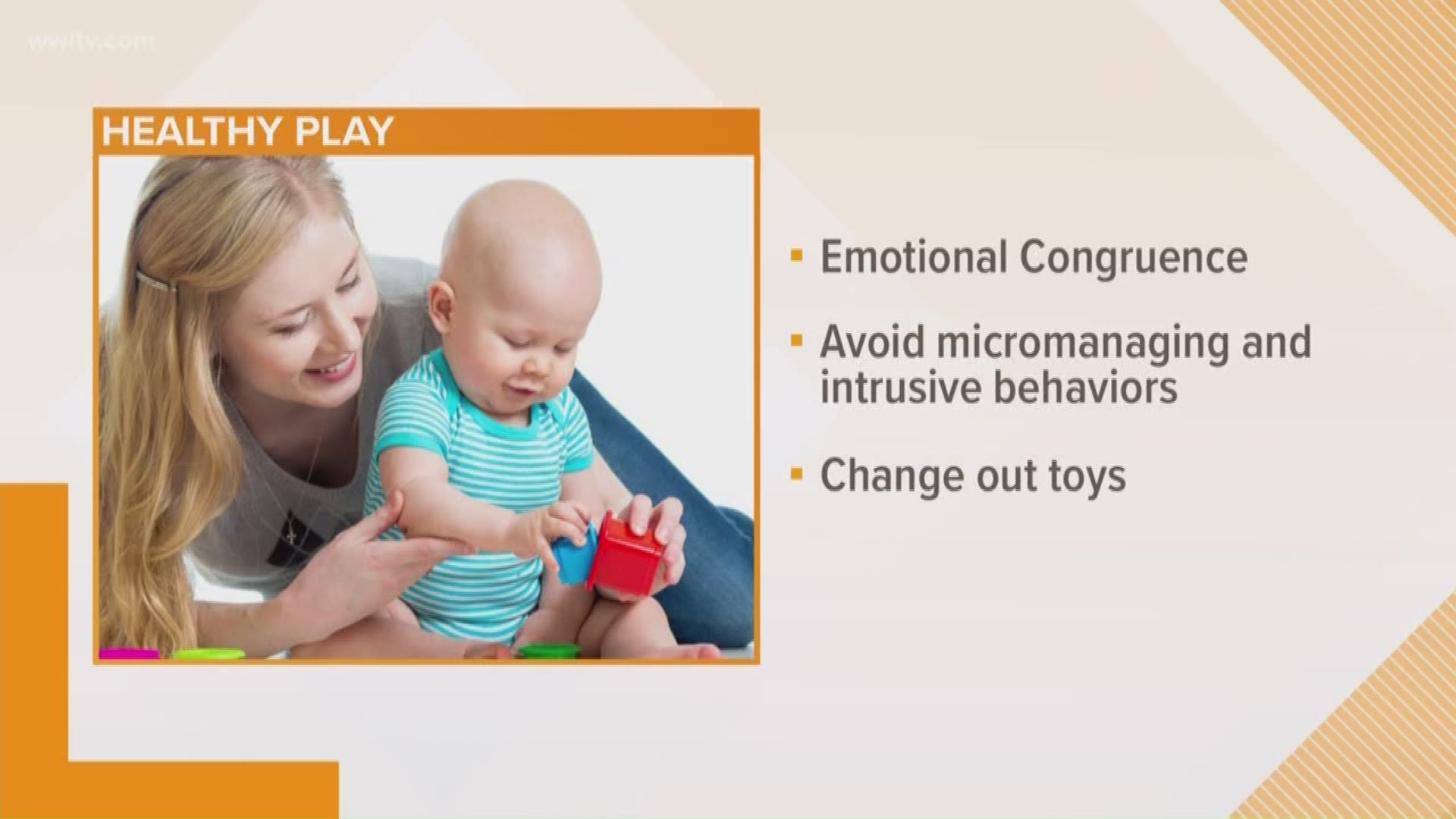 Camille Quinn from the Parenting Center in Children's Hospital talks about how to incorporate play time for your child everyday.