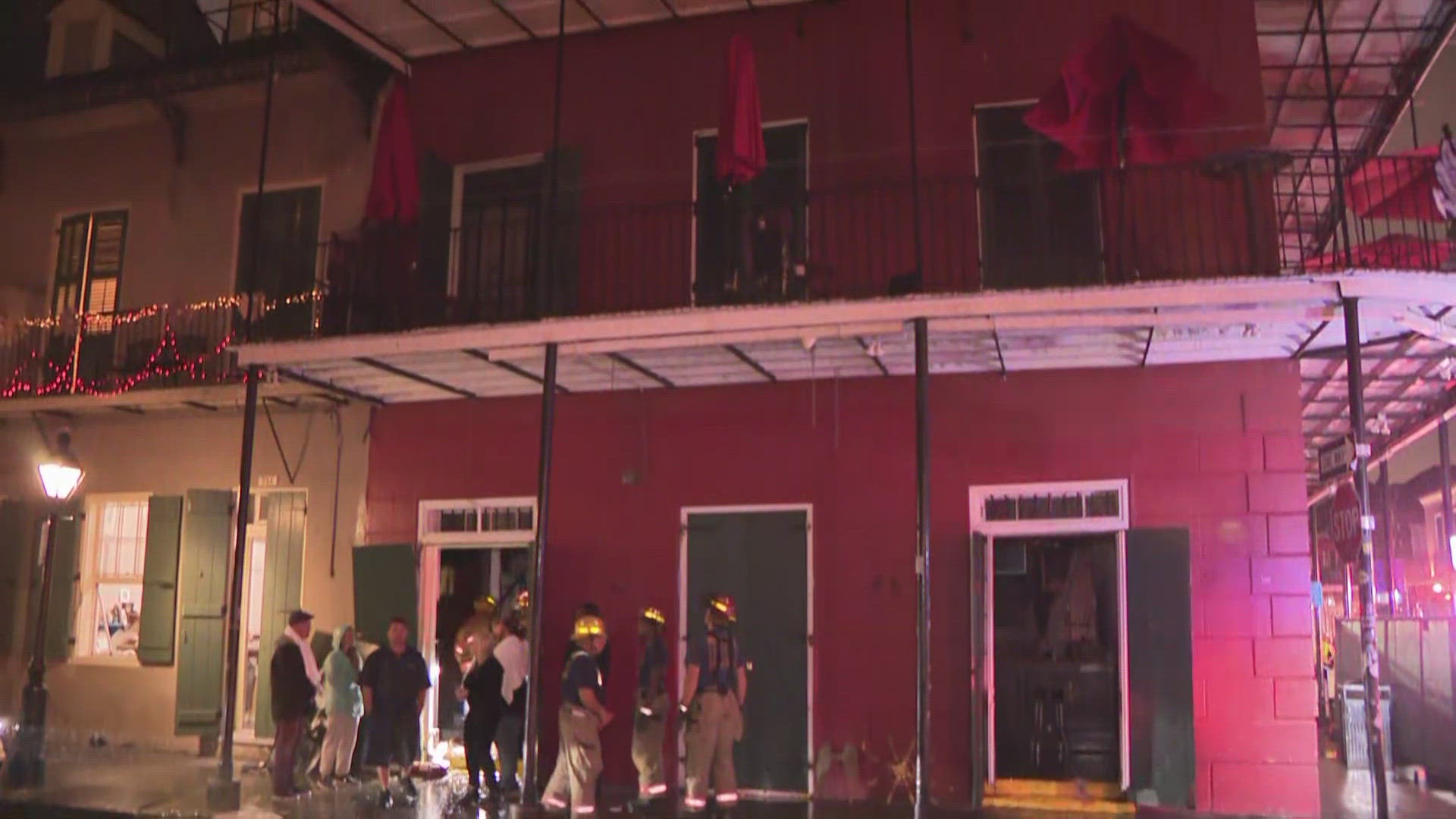 A fire broke out at a bar in the French Quarter. The bar owner is shocked but says she will rebuild.