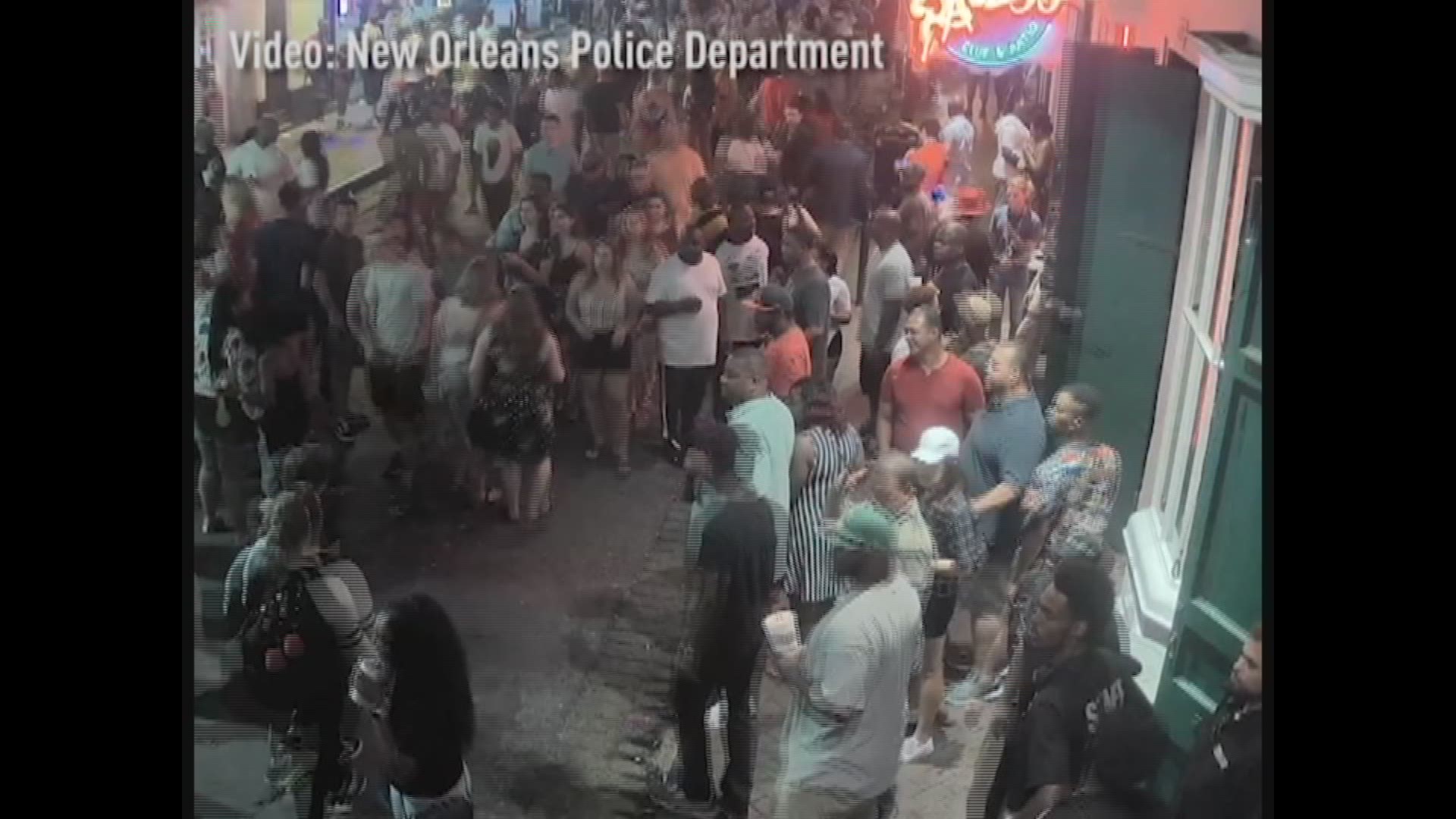 The brawl ended in five arrests and two NOPD officers injured.