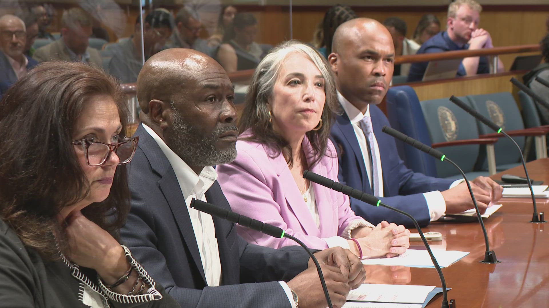 City Council members grilled Entergy New Orleans, the Sewerage and Water Board and other city departments about how they handled Hurricane Francine.