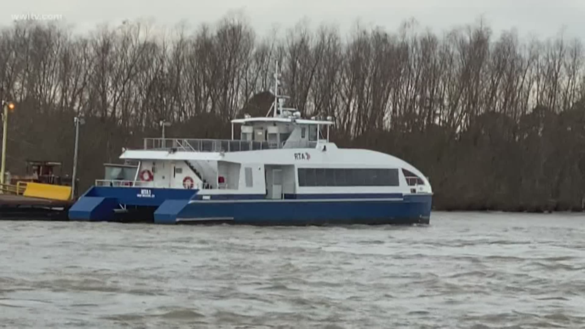 The New Orleans RTA maintains new ferries will go into service as soon as possible, but the boats remain tied up to a dock in Algiers, 19 months after they arrived.