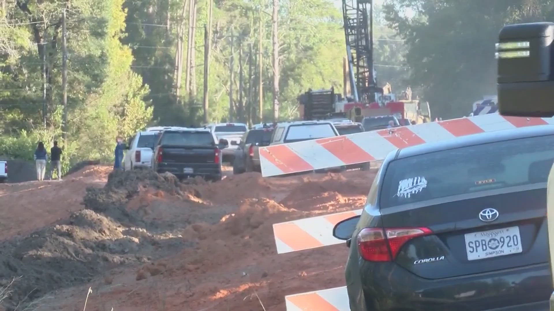 The bridge, which was closed and in the process of being demolished, collapsed Wednesday afternoon while work was being conducted at the site.