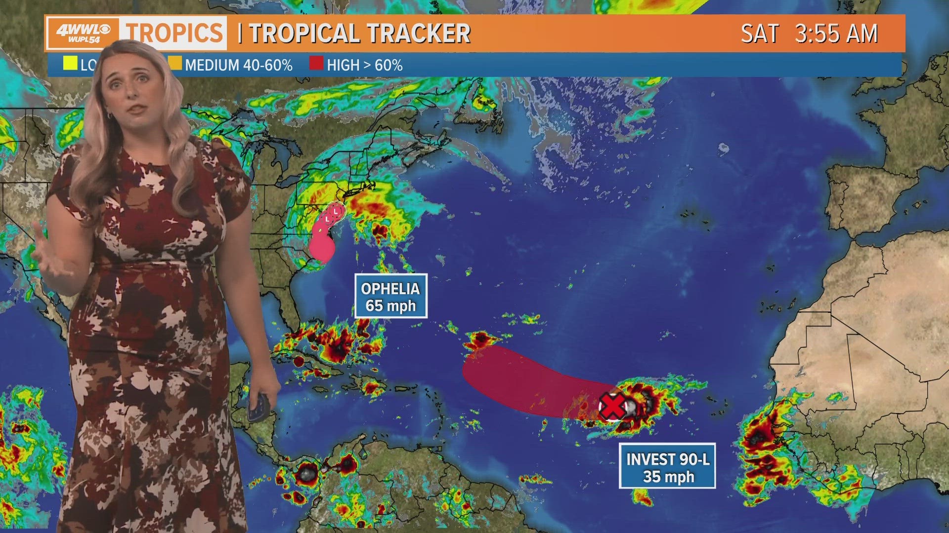 Meteorologist Alexa Trischler says the Gulf of Mexico will not see any tropical threats throughout the rest of September.