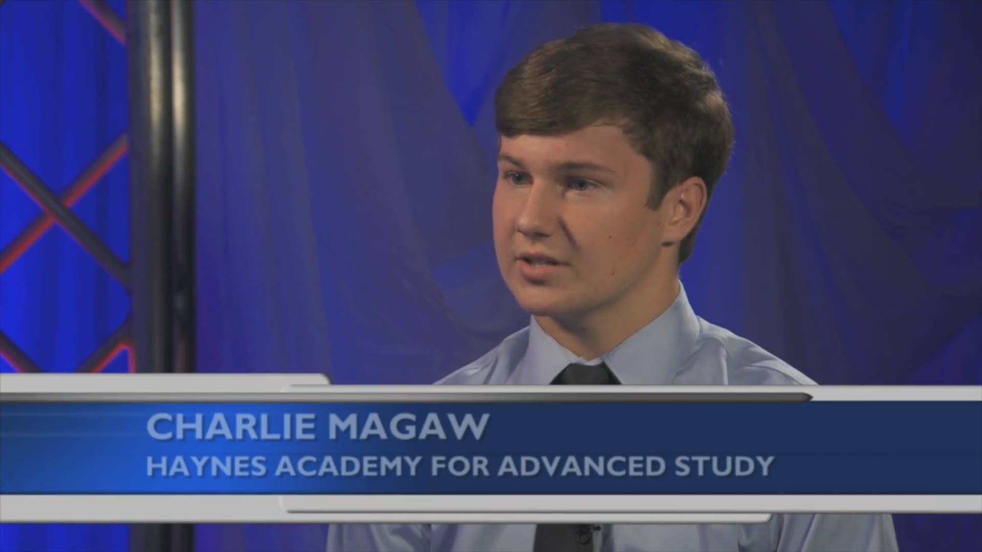 Charlie Magaw of Haynes Academy is one of our A+ Athletes
