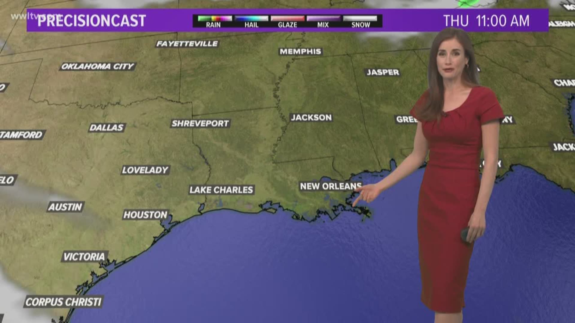 Meteorologist Alexandra Cranford has the forecast at 5 p.m. on Monday, March 18, 2019.