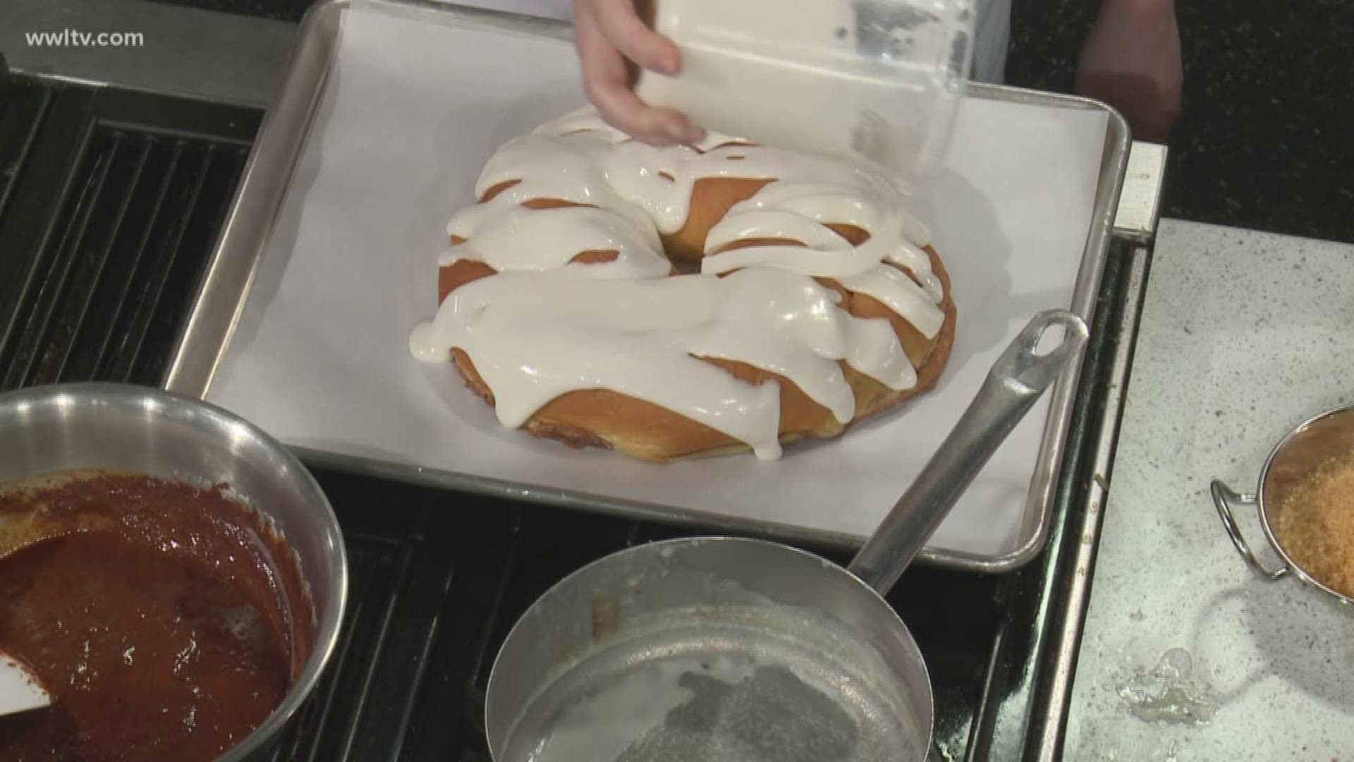 Sucre Executive Chef Ashley McMillan is in the kitchen with a hot twist on the original King Cake.