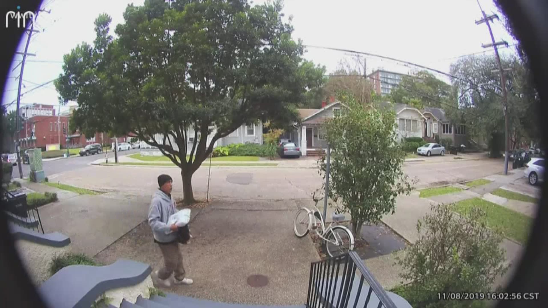 New Orleans police reported at least three separate instances of porch theft around the city this week alone.