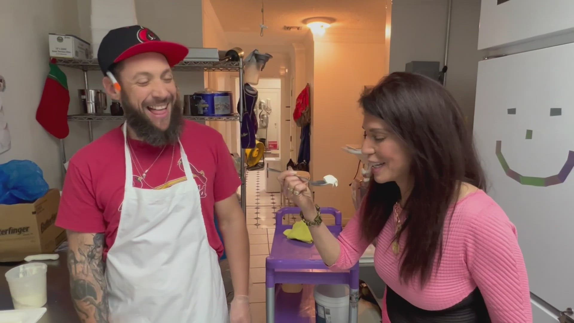 Recovering from addiction man has created unique ice cream sold at Canal St. donut shop