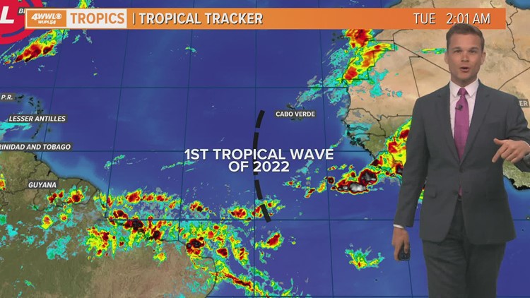 Tropical Weather Update: 1st tropical wave of 2022 Hurricane Season