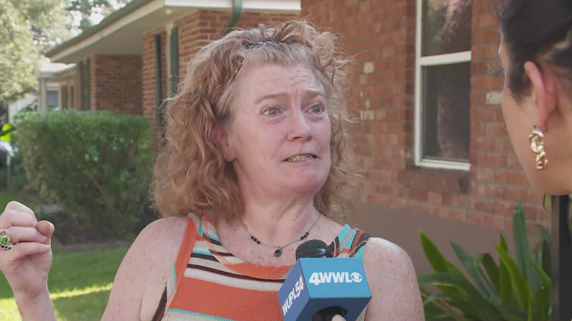 Reporter Eleanor Tabone spoke with the homeowner, who said she grabbed her dog and ran through smoke to escape.
