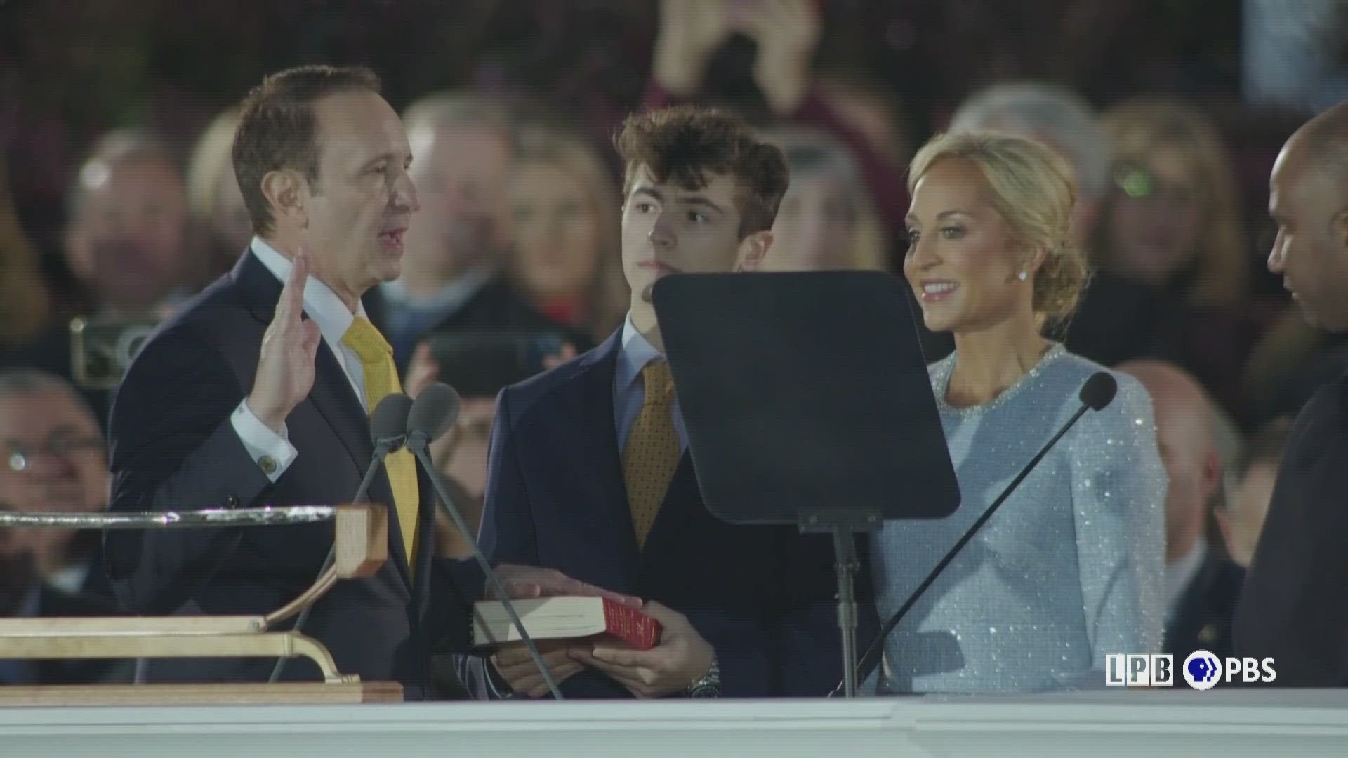 The inauguration of Governor Jeff Landry and his opening speech from Sunday afternoon, January 7.