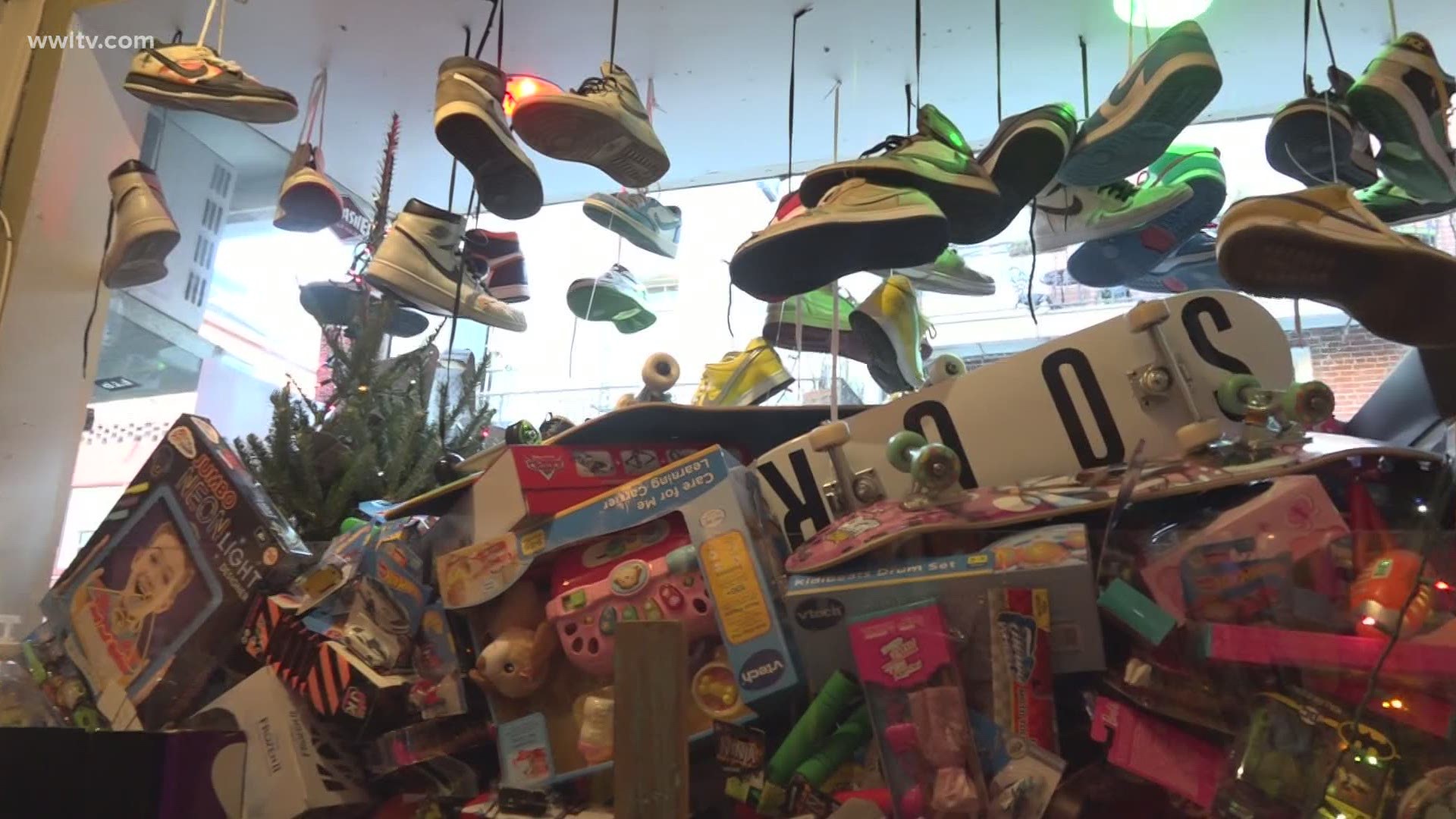 Humidity Skate shop is helping less fortunate kids around New Orleans celebrate Christmas by hosting a toy drive.