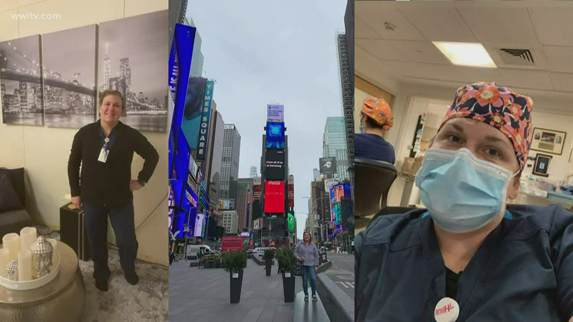 A New Orleans nurse went to NYC to battle the coronavirus in one of the hardest hit areas in the country.