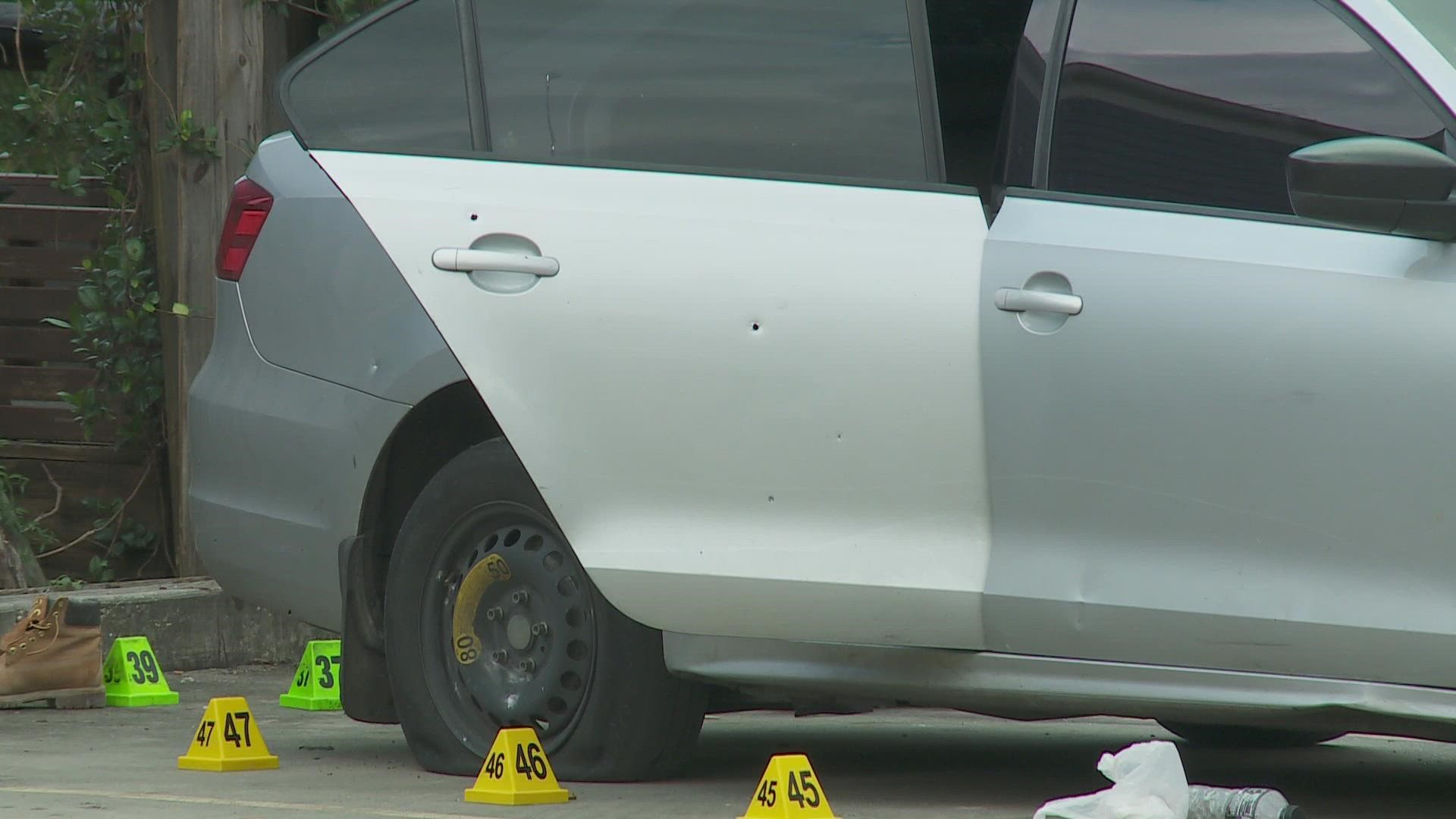 Police are looking for those responsible for the shooting in the city that left one man dead Wednesday afternoon.