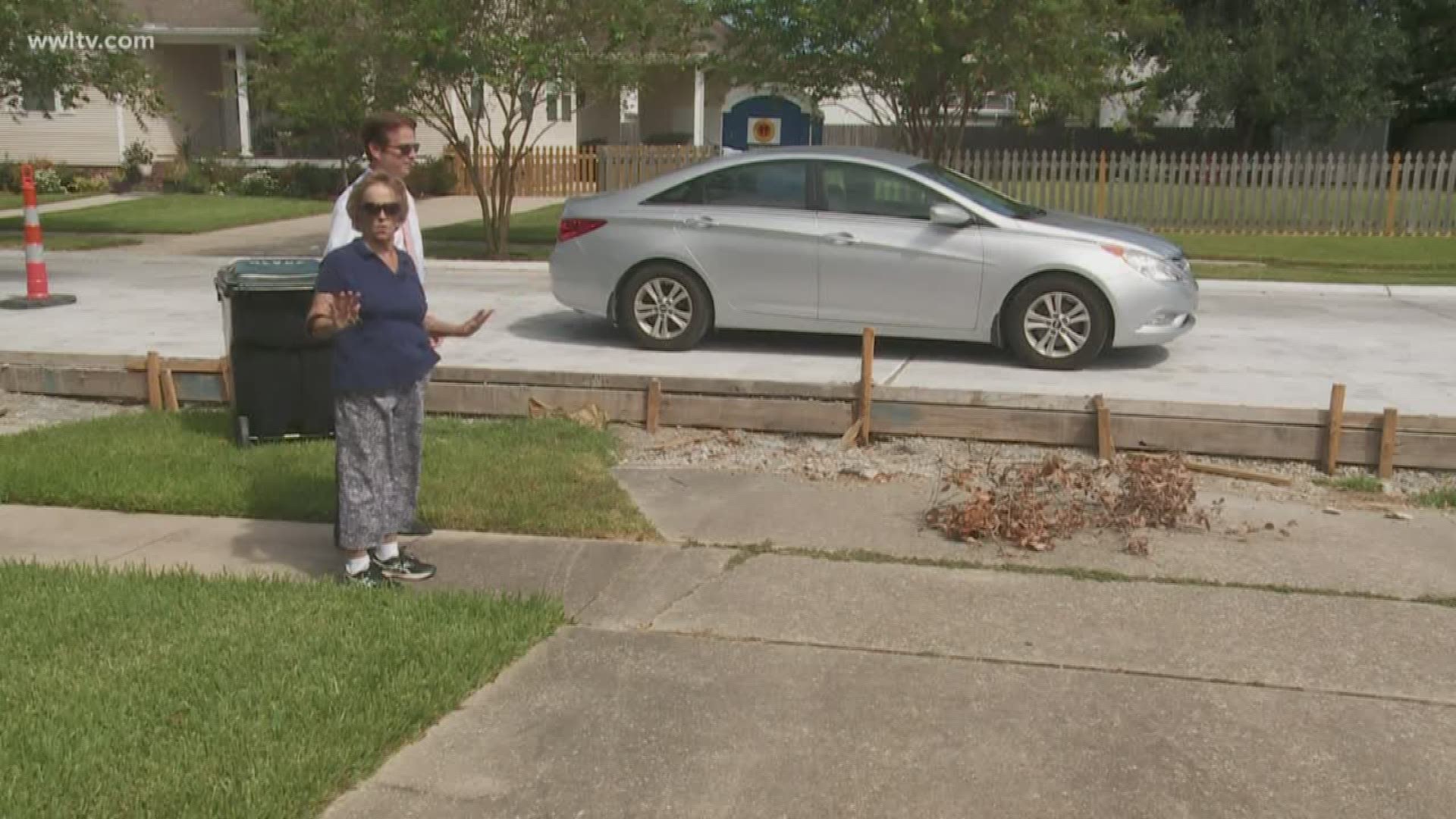 About a half dozen homes on the street now find themselves up to 1 1/2 feet below the new raised roadway. MORE: https://www.wwltv.com/article/news/local/down-the-drain//289-0db2a6e3-93f2-4dd7-992f-700acbe17c67