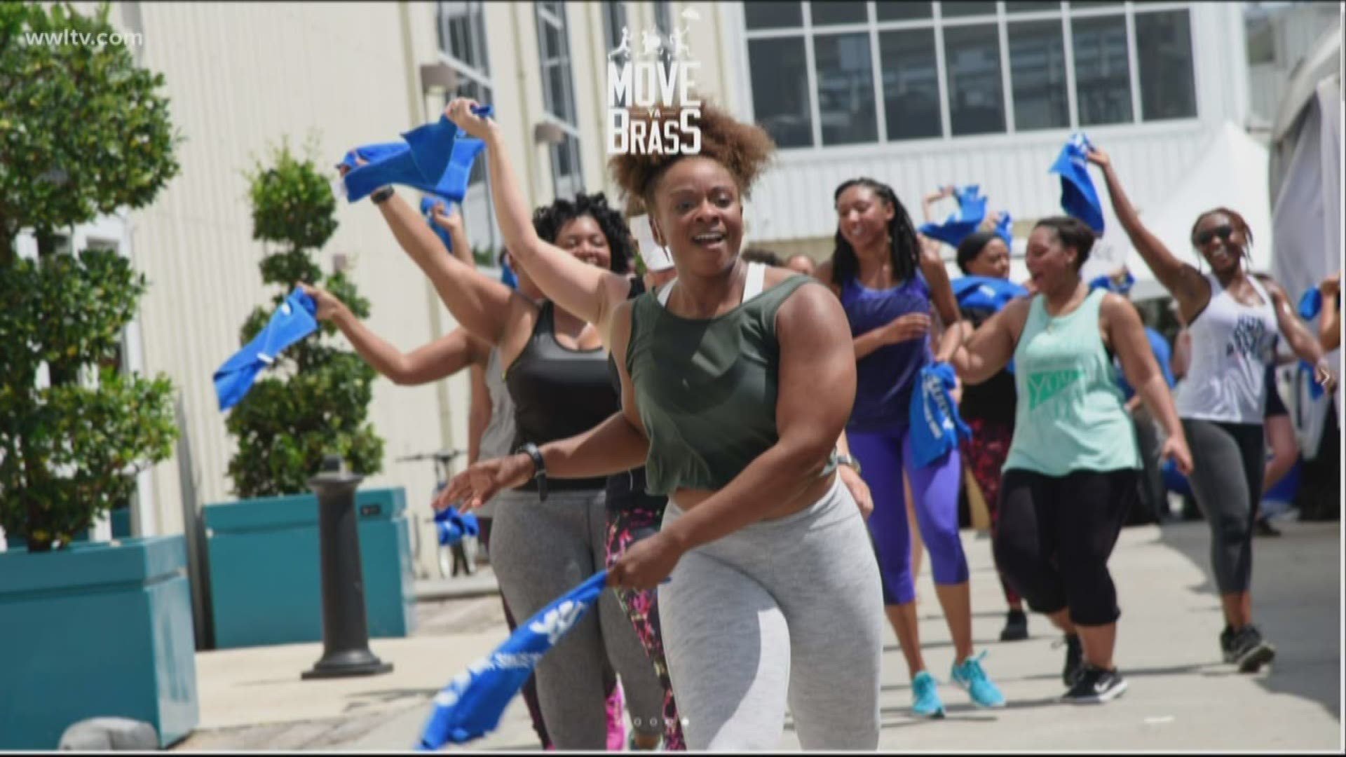 Jazz Singer Robin Barnes with the help of Shanda Domango is helping the public 'Move Ya Brass' in a free fitness event going all the to June.