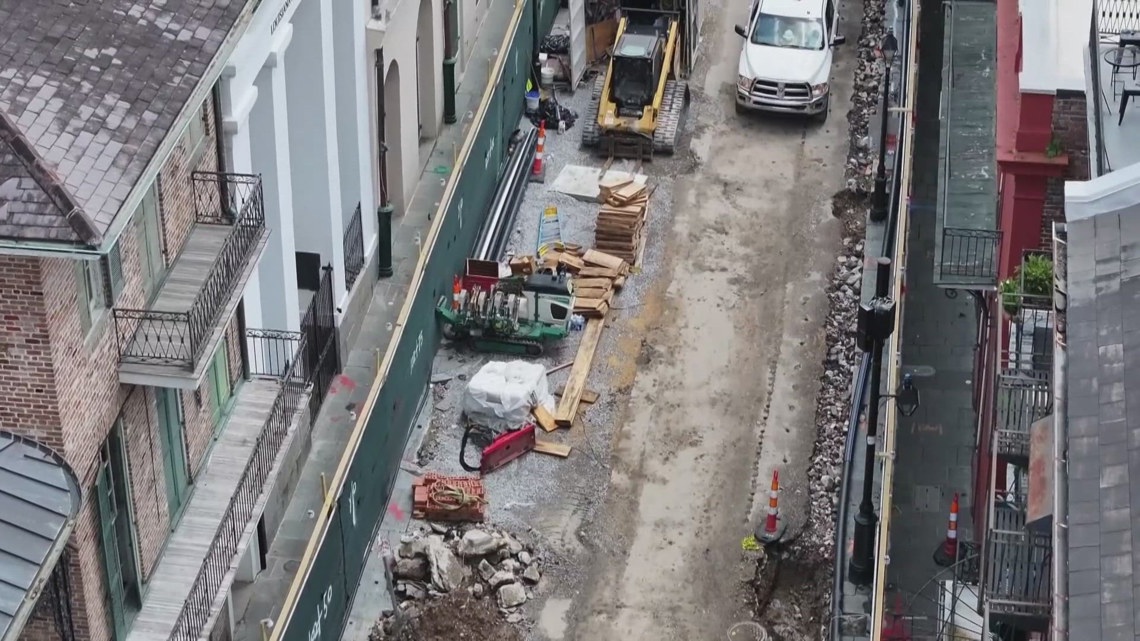 French Quarter construction: More closures and partial reopenings expected