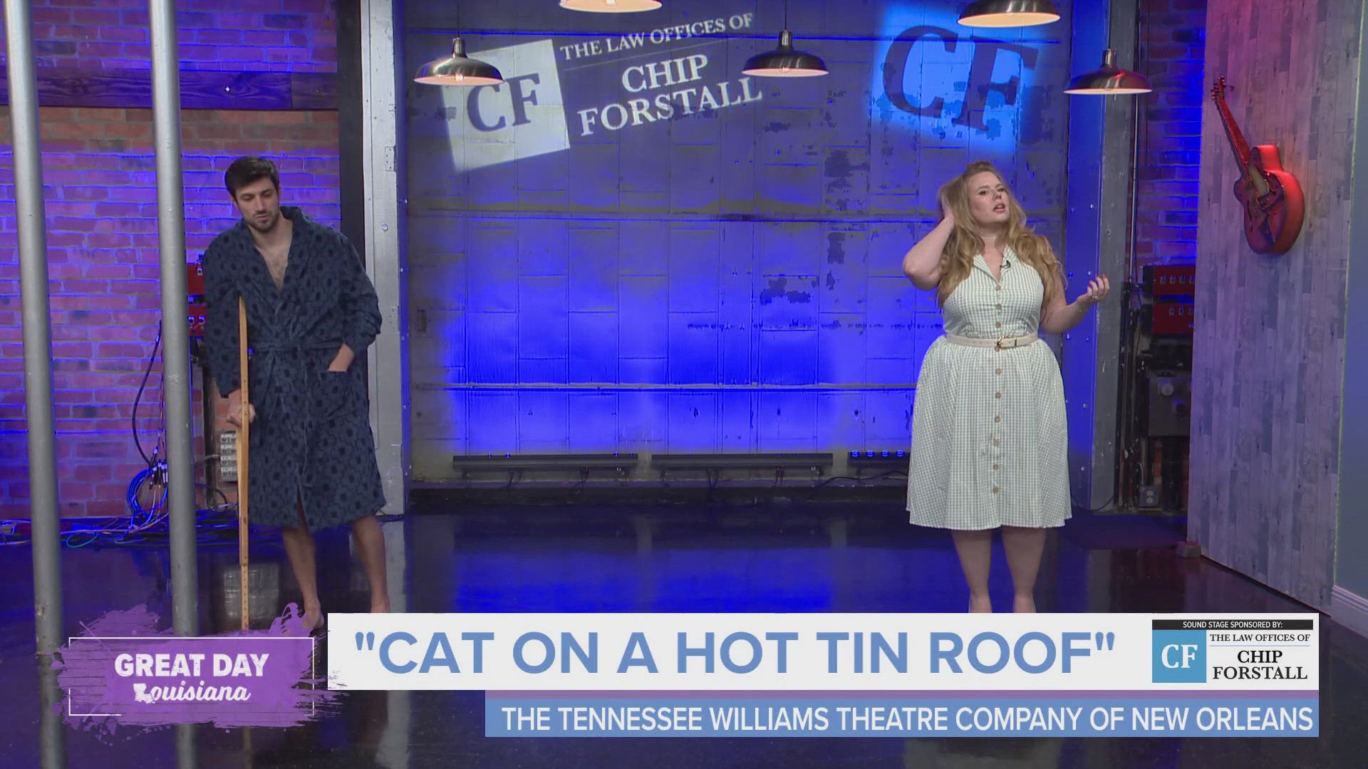 The cast of "Cat On A Hot Tin Roof" gives us a sneak peek of the show.