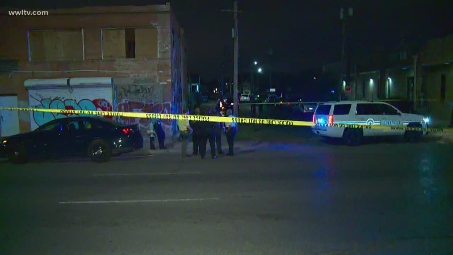 The New Orleans Police Department says the shooting happened around 9:53 p.m. in the 2700 block of Cleveland Avenue.