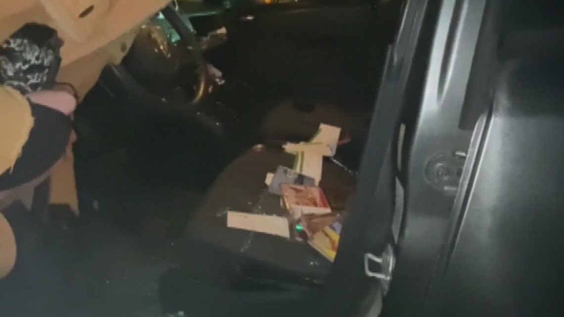 car breakins near Renfield movie set in Lower Garden District