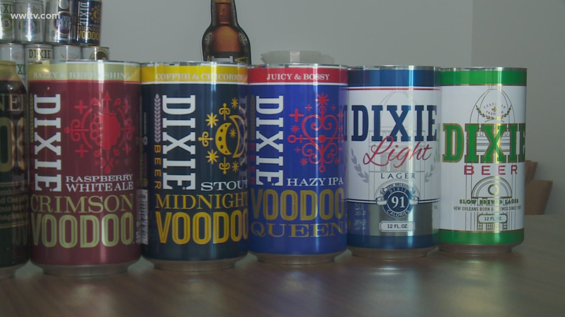 Dixie Brewing Company unveiled its new name, Faubourg Beer, on Wednesday, after a six-month rebranding process.