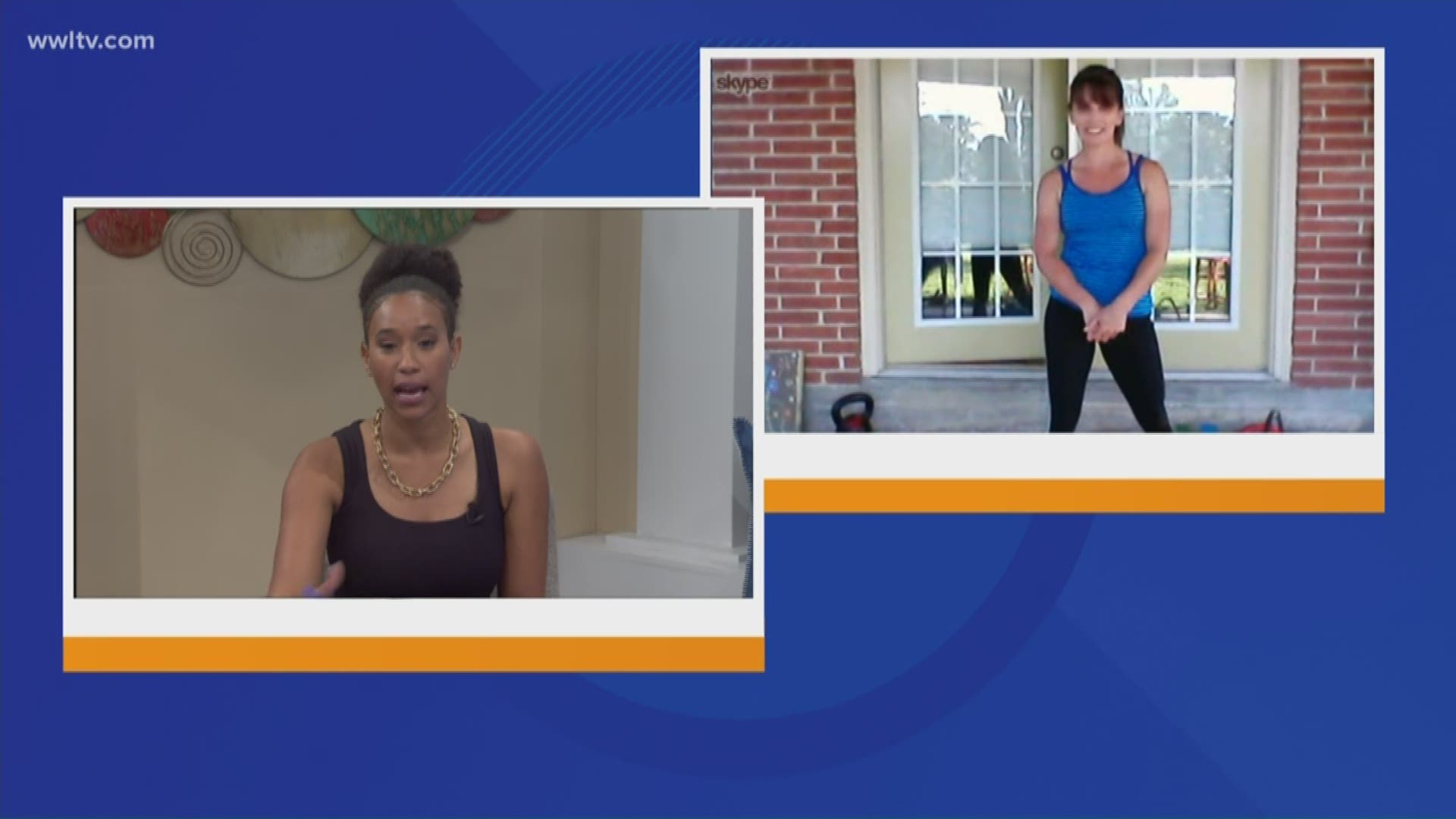 Trainer Wendy Cecilian Welch has advice for working out while staying at home.