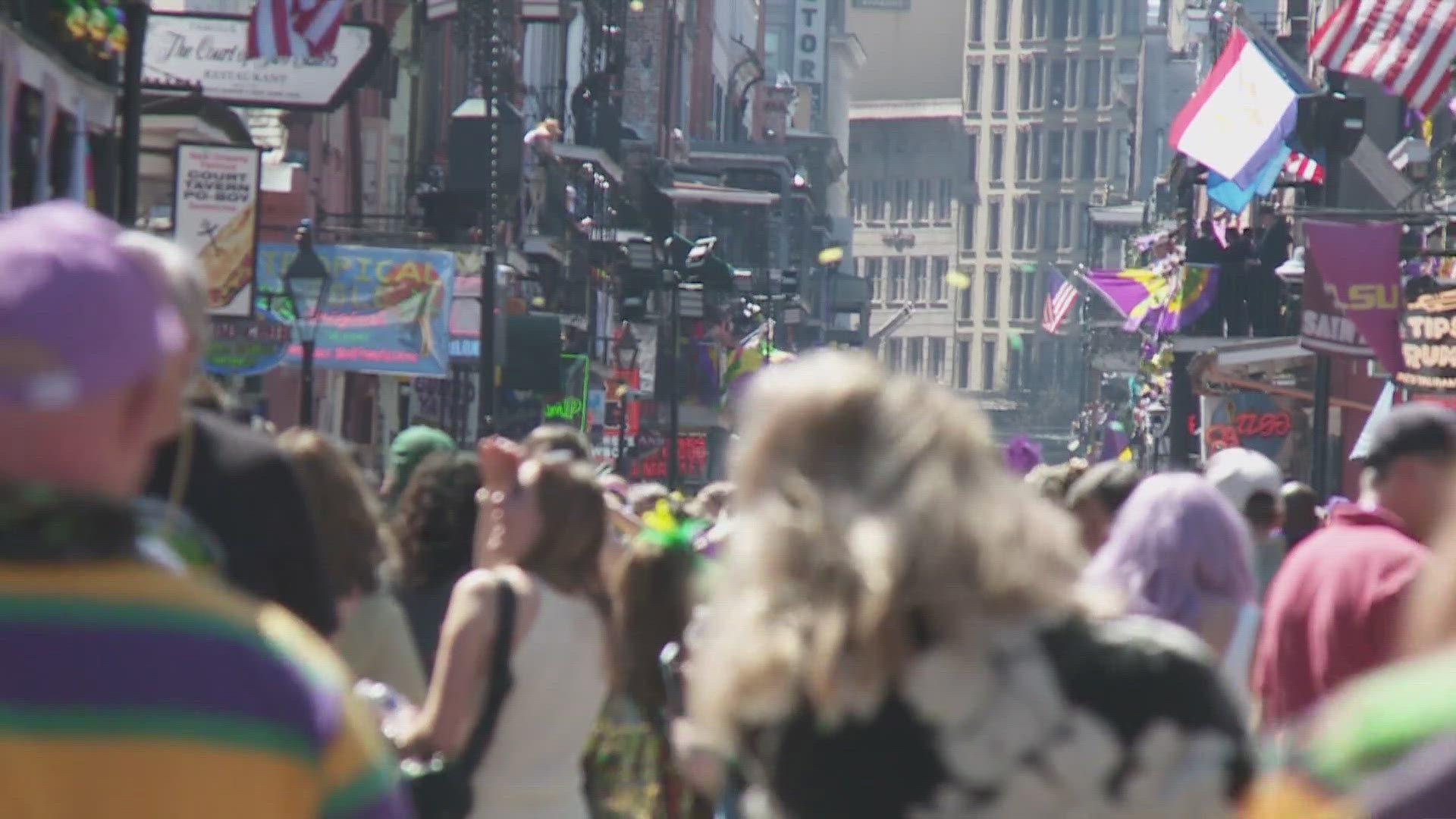 City leaders discuss making Bourbon Street open to pedestrians only.