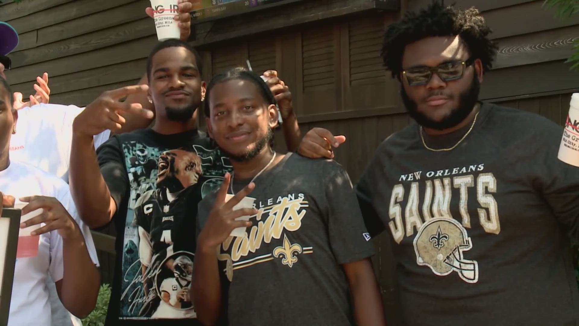 Saints fans in high spirits after season-opening win