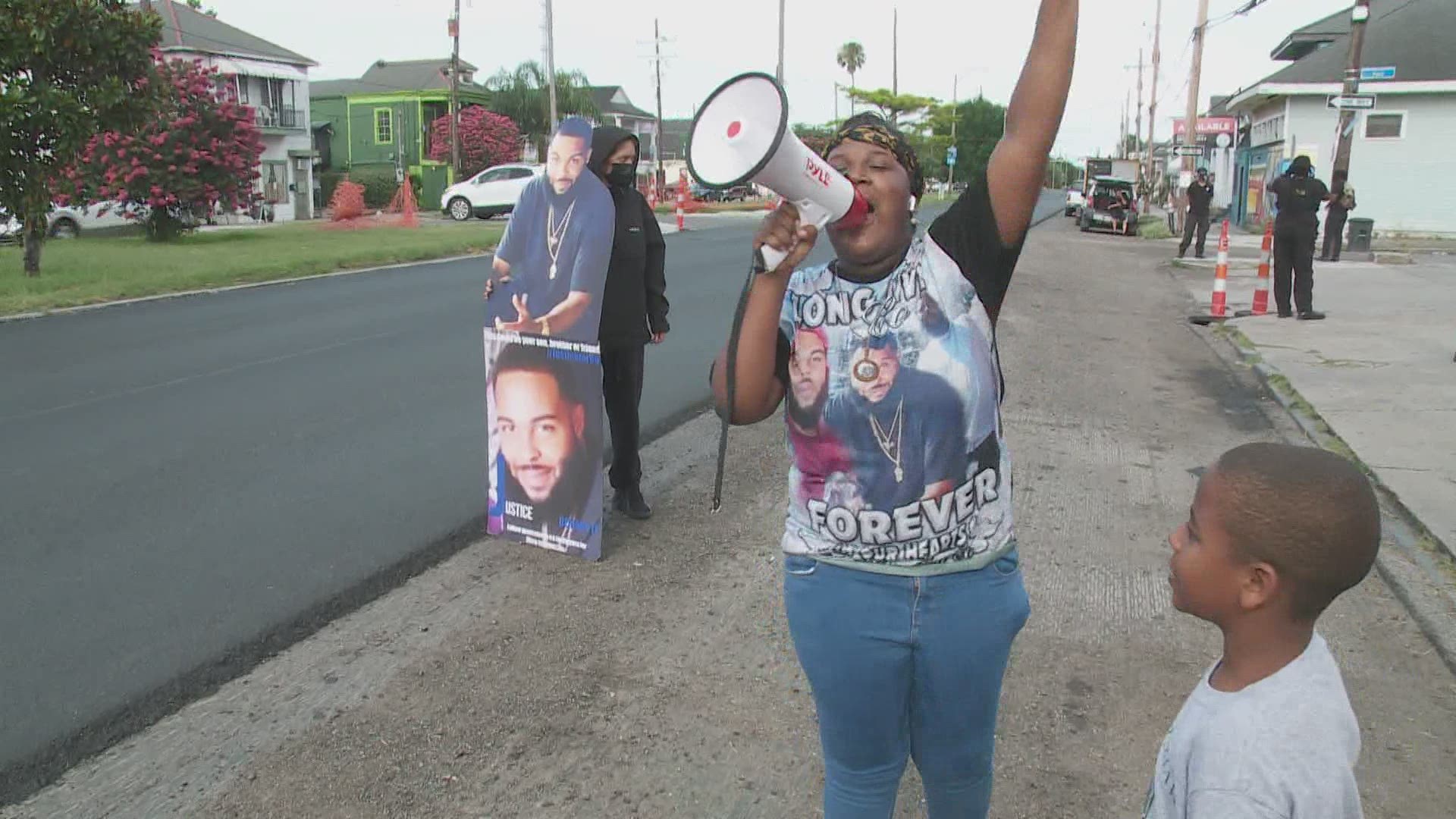 The family of a man killed last Fall outside of a New Orleans supermarket question what police say happened and why it was determined a justifiable homicide.