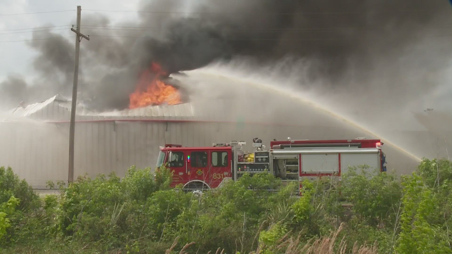 Fire at St. Charles storage facility