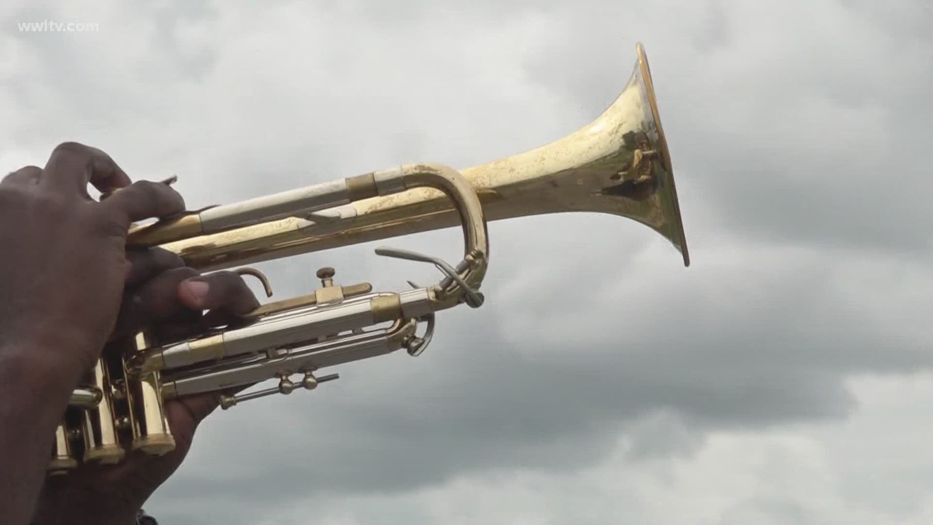 New Orleans musician offering a trade: your gun for a trumpet