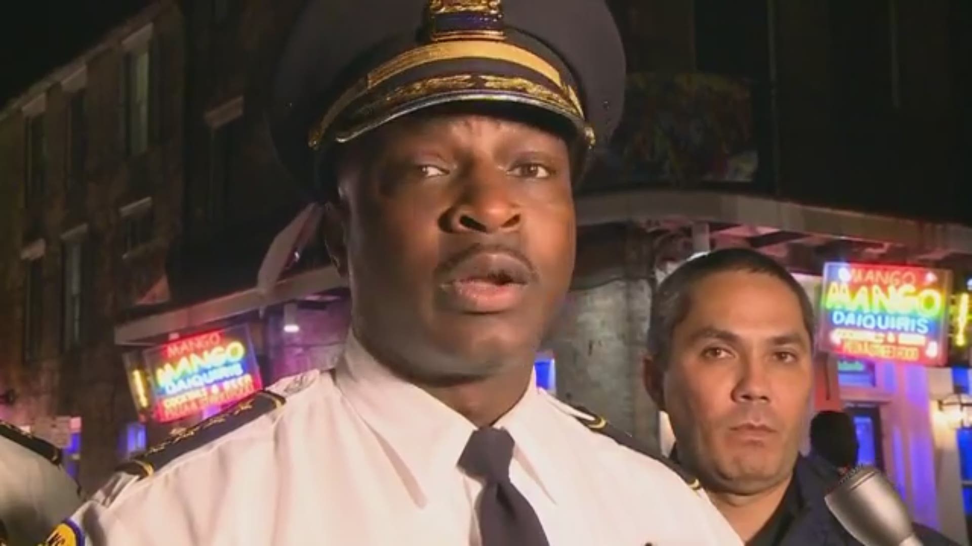 Police say the shooting stemmed from a scuffle when a security guard tried to remove a man from a business on Bourbon St.