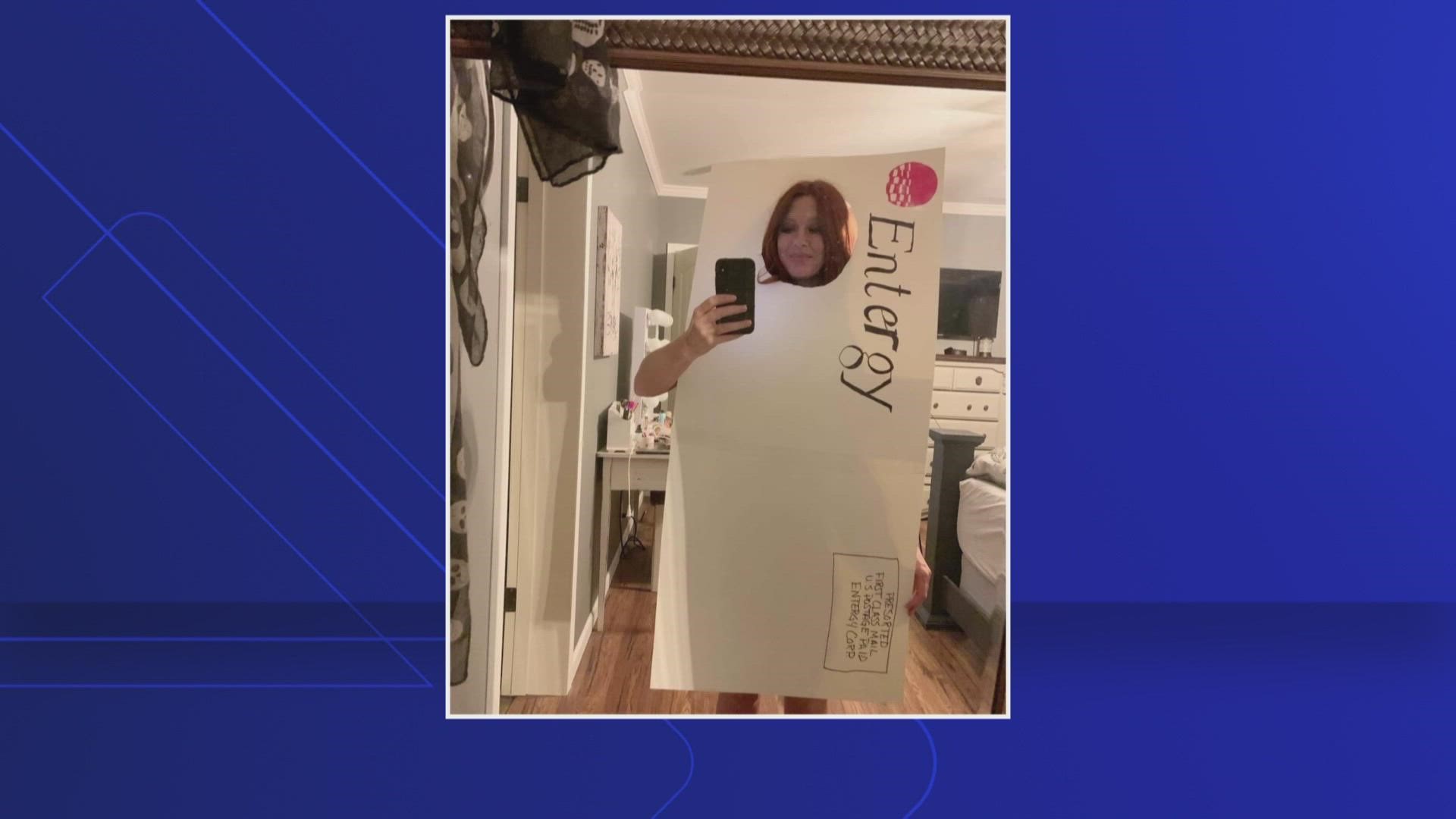 It may be August, but Chrystal Simon Boutte already has her Halloween costume ready!