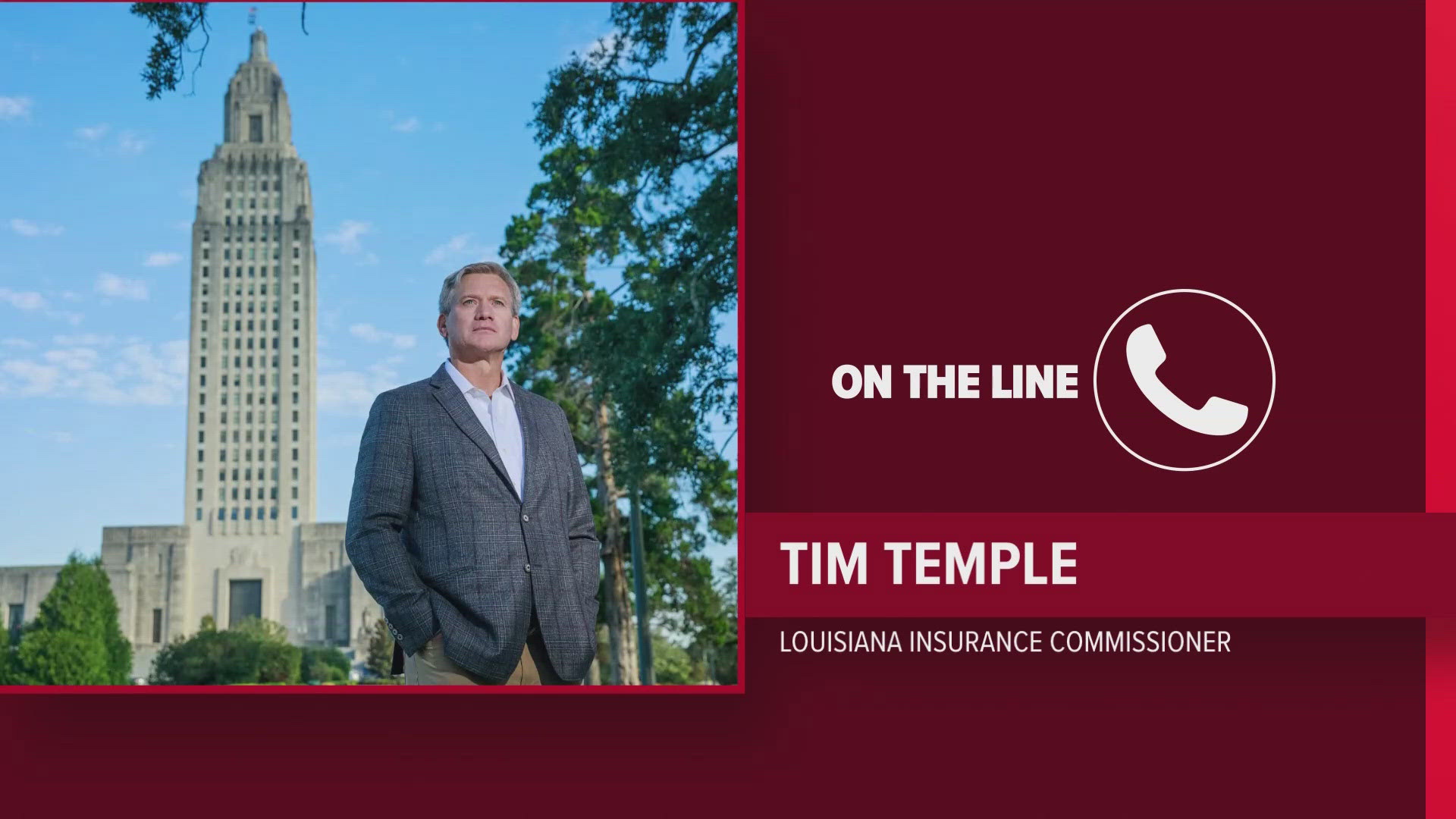 Louisiana Insurance Commissioner Tim Temple discusses what residents should do following Hurricane Francine.