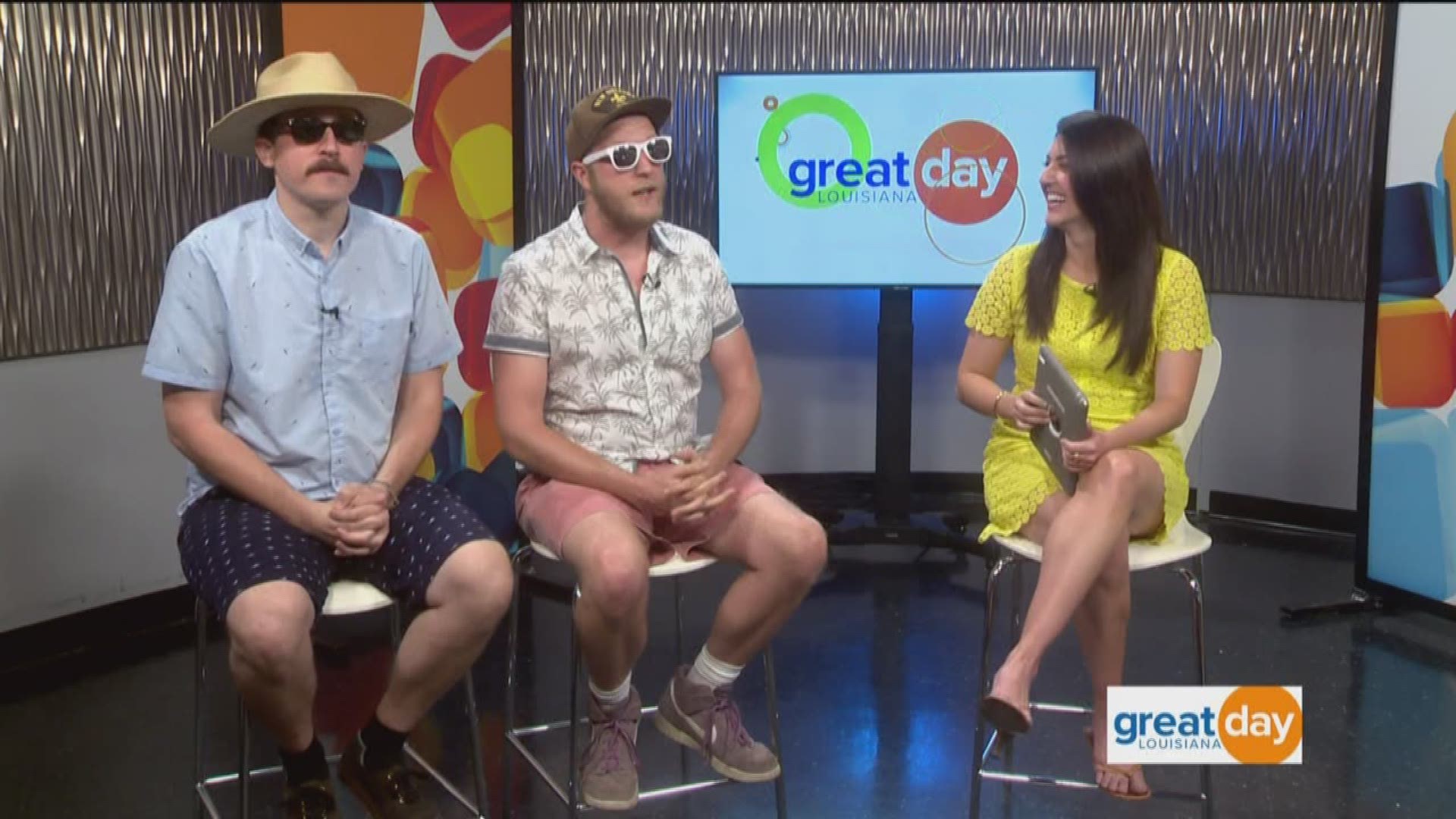 Max "Mudskipper" Mendizabel and Ian "Squid" Finch of surf rock band Shark Attack join Great Day to tell us the story behind the name and get a feel for their musical sound.