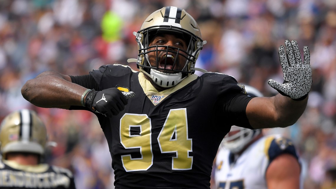 New Orleans Saints defensive end Cam Jordan named NFC Defensive Player of  the Week