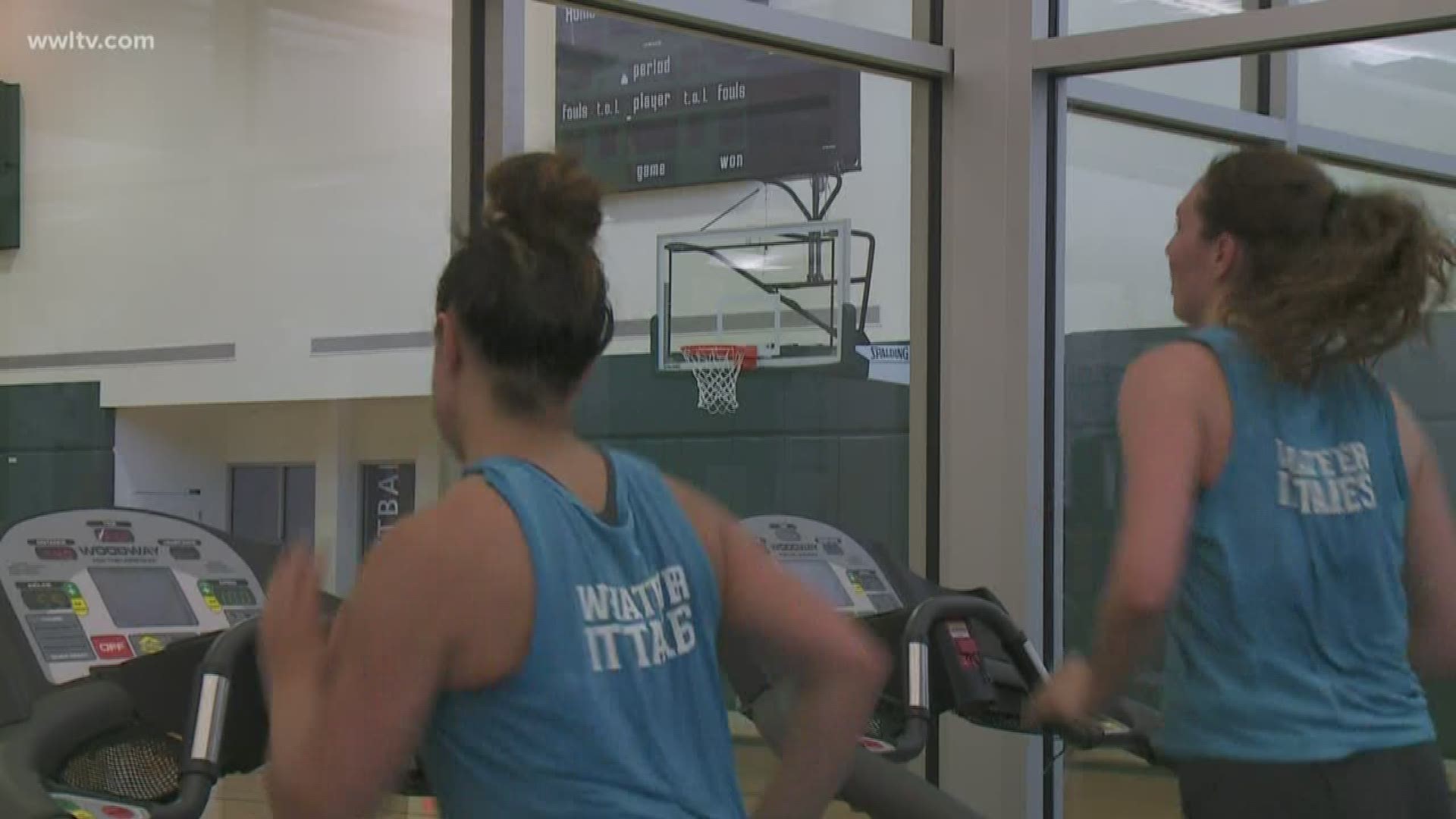 Tulane Athletes train in high altitude chamber